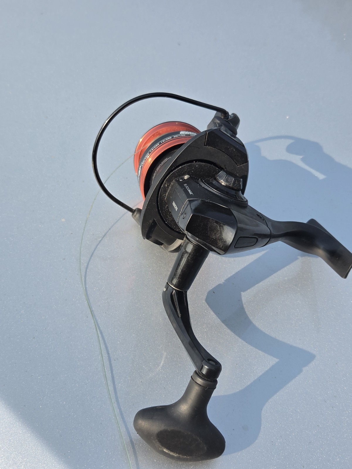Abu Garcia Black Max 60 BMAXSP60 Open Face Fishing Reel With 50 Pound Test Line