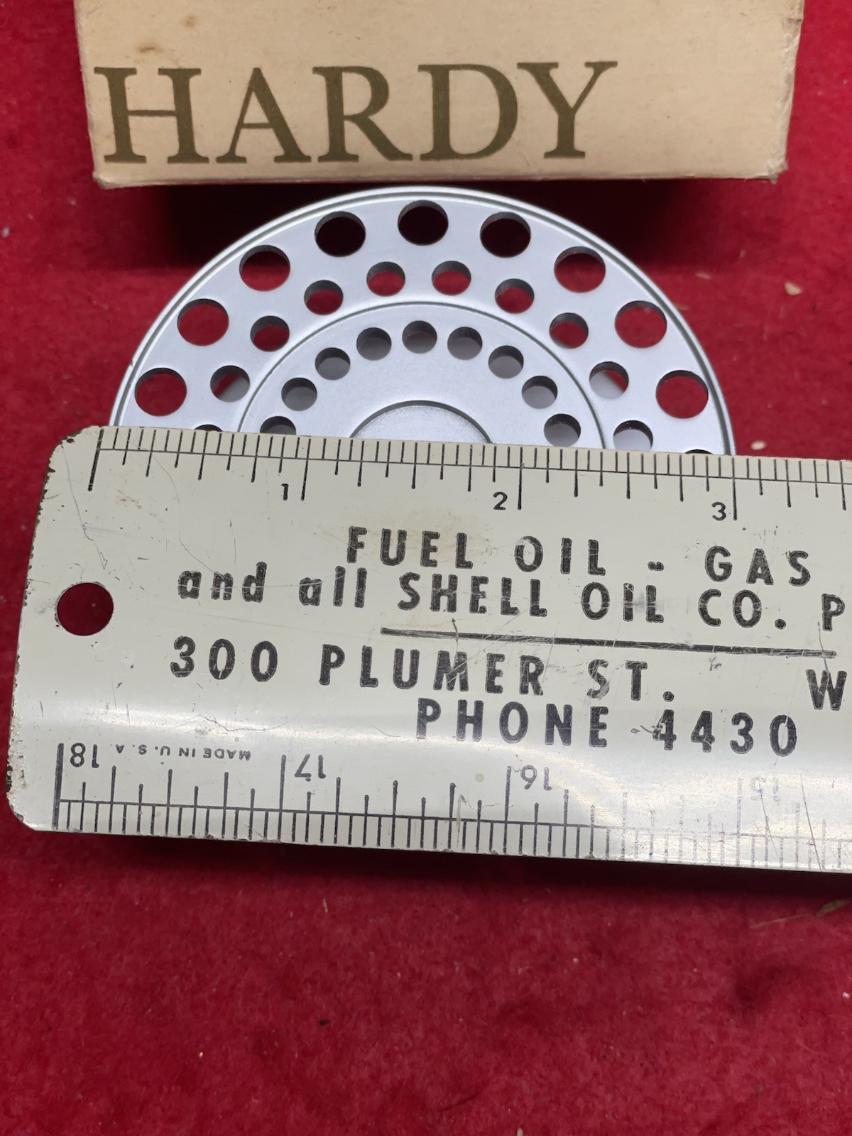 Hardy Fly Reel Spare Spool. 3” With Box. Replacement Spool For Multiplier Reel.
