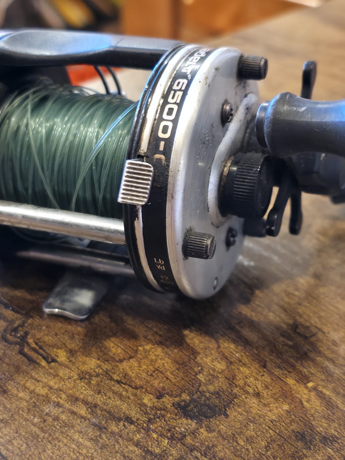 Abu Garcia Ambassadeur 6500-C3 Baitcast Reel 3BB 5.3:1, Made In Sweden