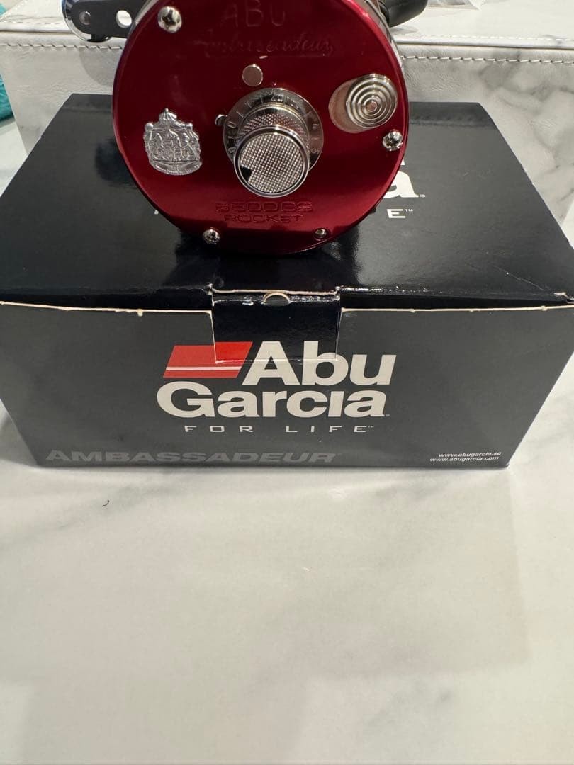 ABU Garcia 6500CS Pro Rock Burgundy Baitcasting Reel Red