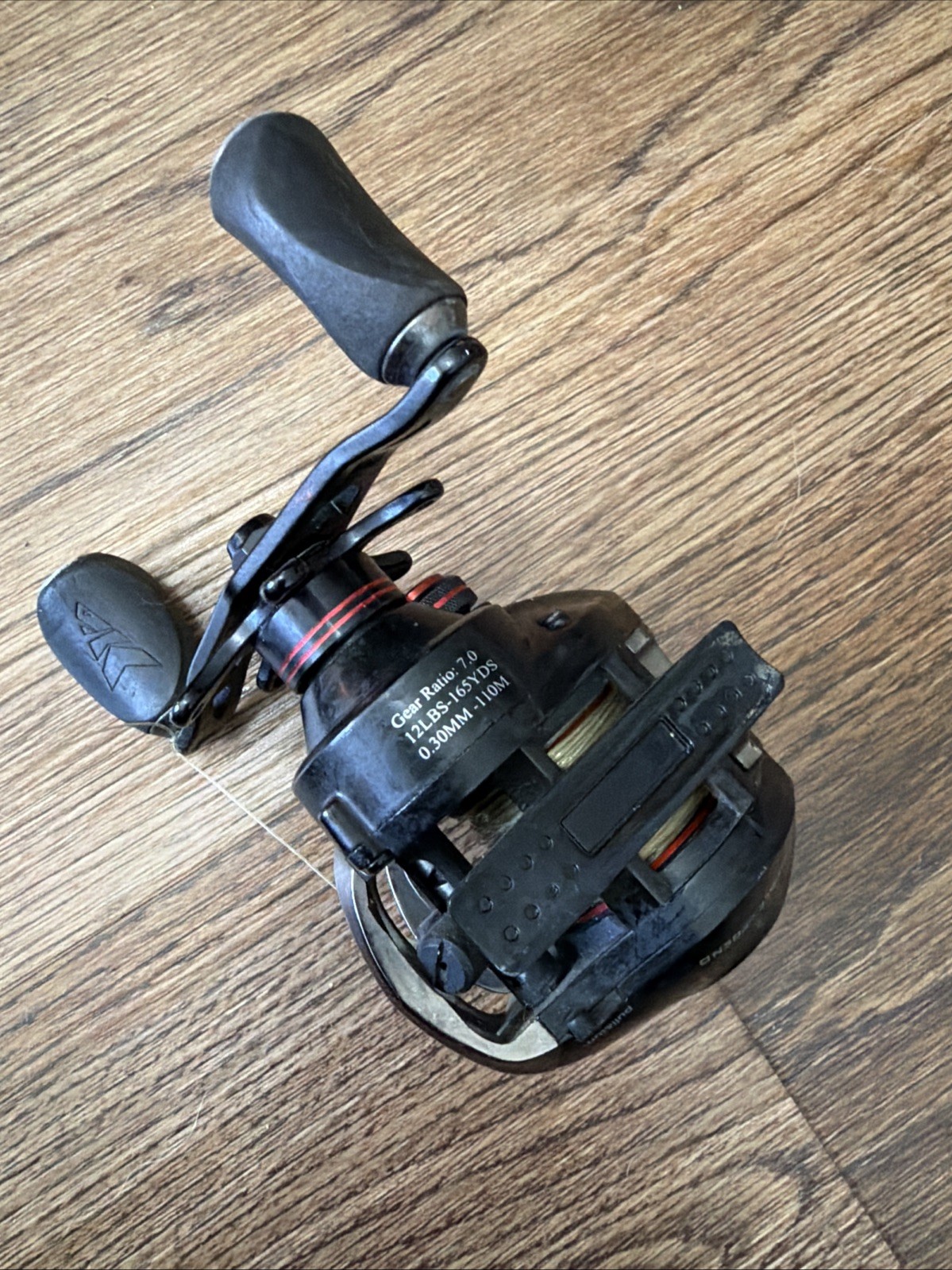KastKing Royale Legend Baitcaster Reel7.0:1 Gear Ratio11+1 Bearings RH Black Red