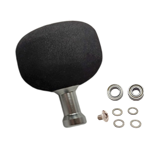 Fishing Tackle Upgrade Reel Knob Carbon Grip Carbon Fiber EVA Foam Soft Grip