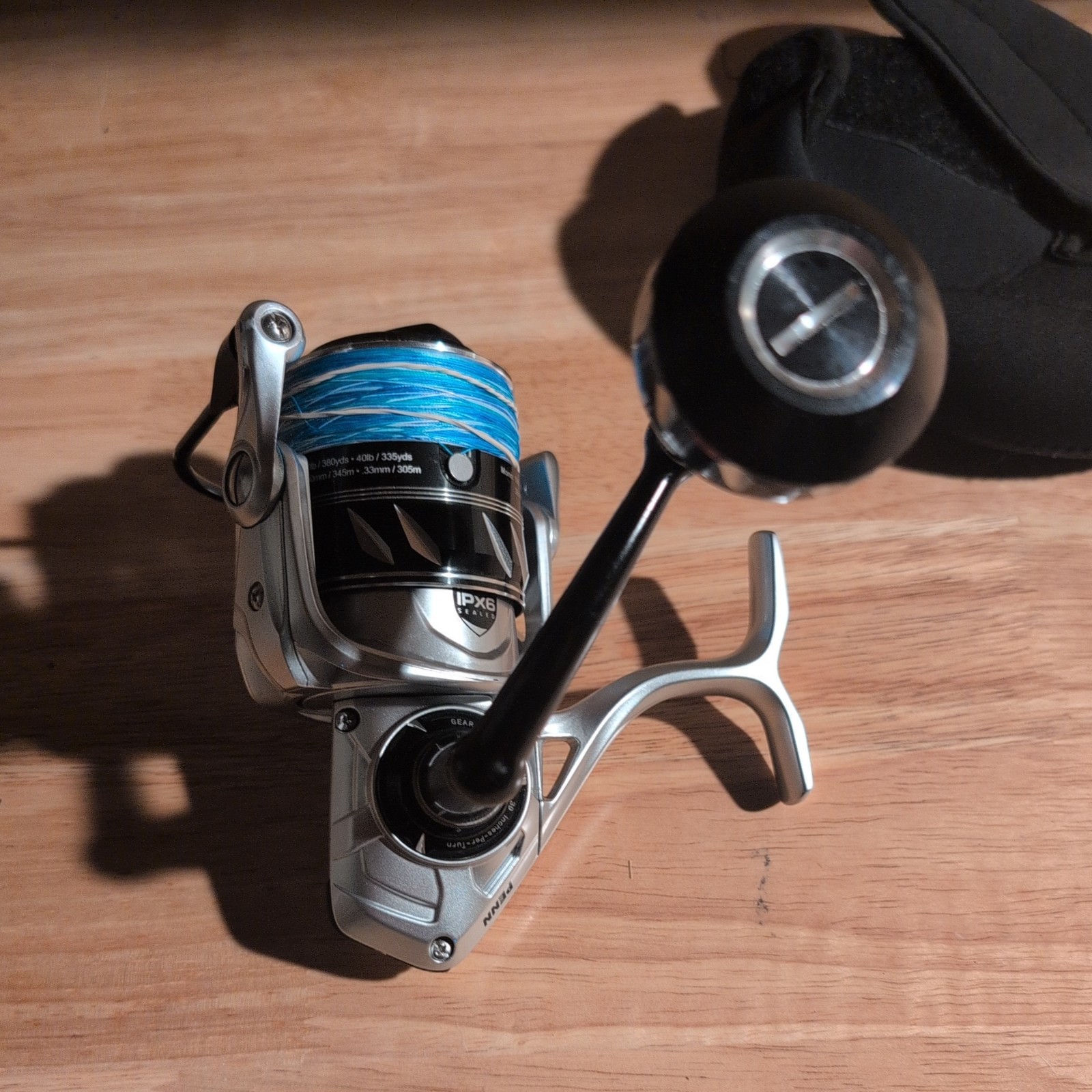 BRAND NEW with NEW 40lb suffix 832PENN SLAMMER IV 5500DX Spinning Fishing Reel