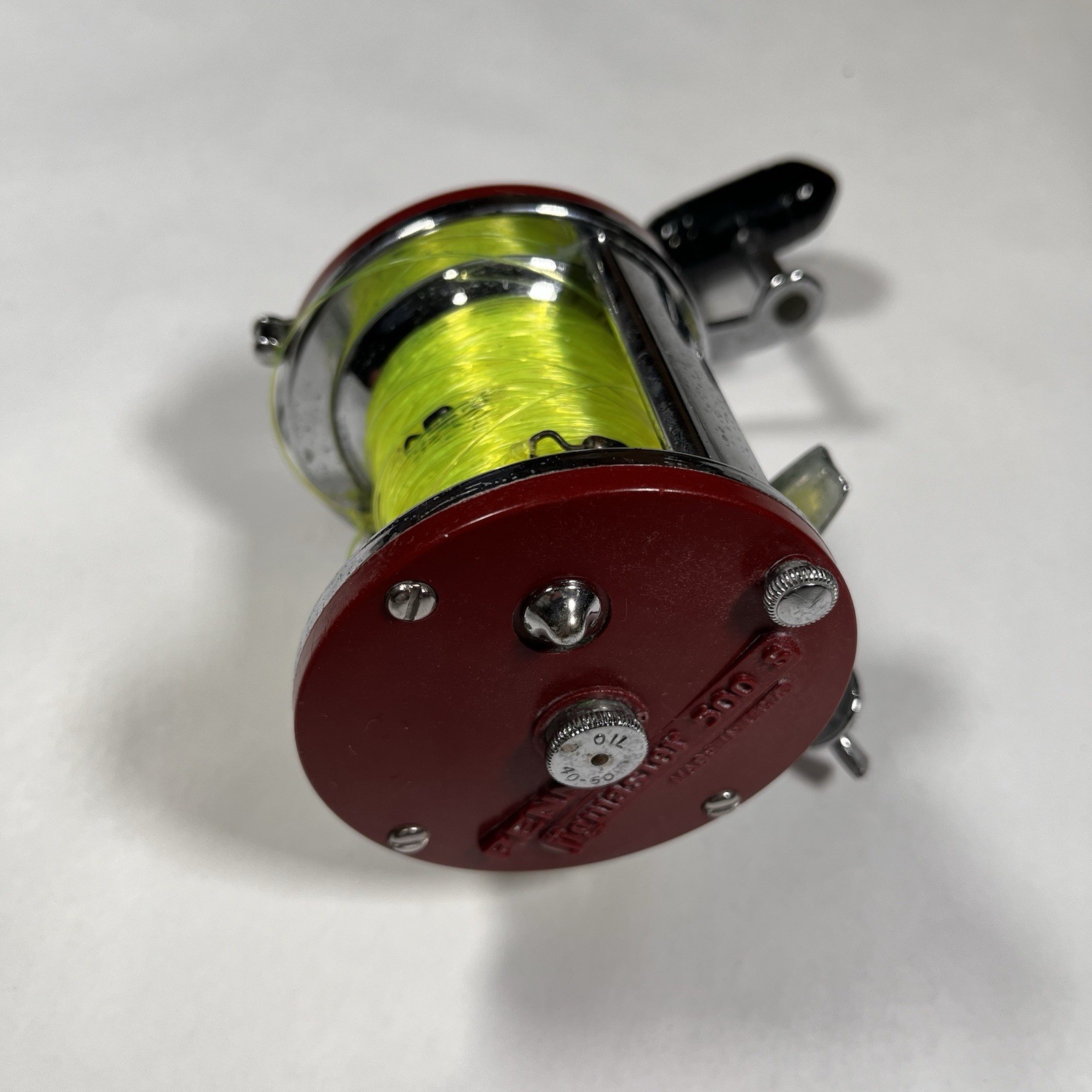Penn Jigmaster 500SL Fishing Reel Vintage, U.S.A. Made, Red