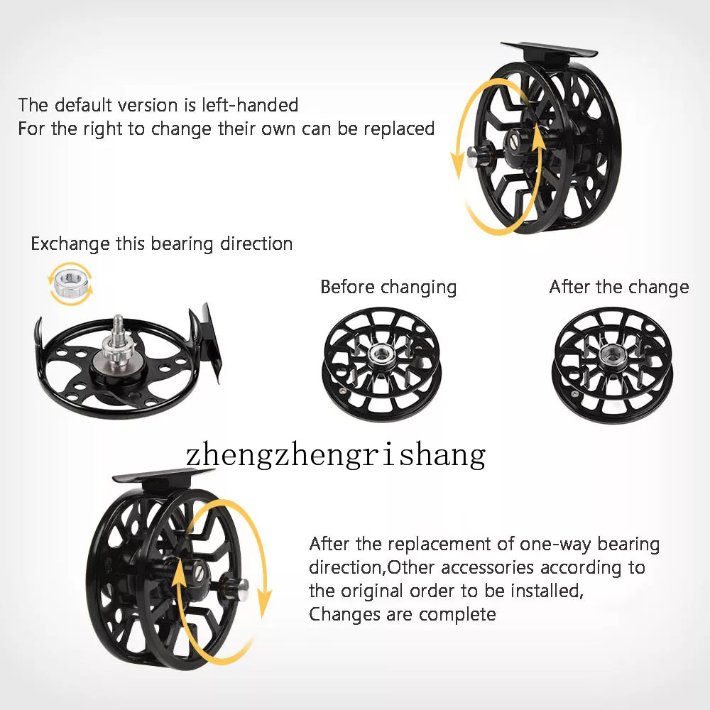 All Aluminium Alloy Fly Reel 3/4 5/6 7/8 CNC Machined Fly Fishing Reel Saltwater