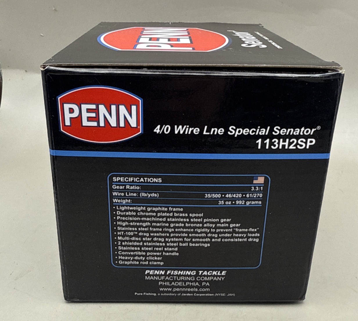 Penn Special Senator Star Drag Reel 4/0 – 113H2SP NEW