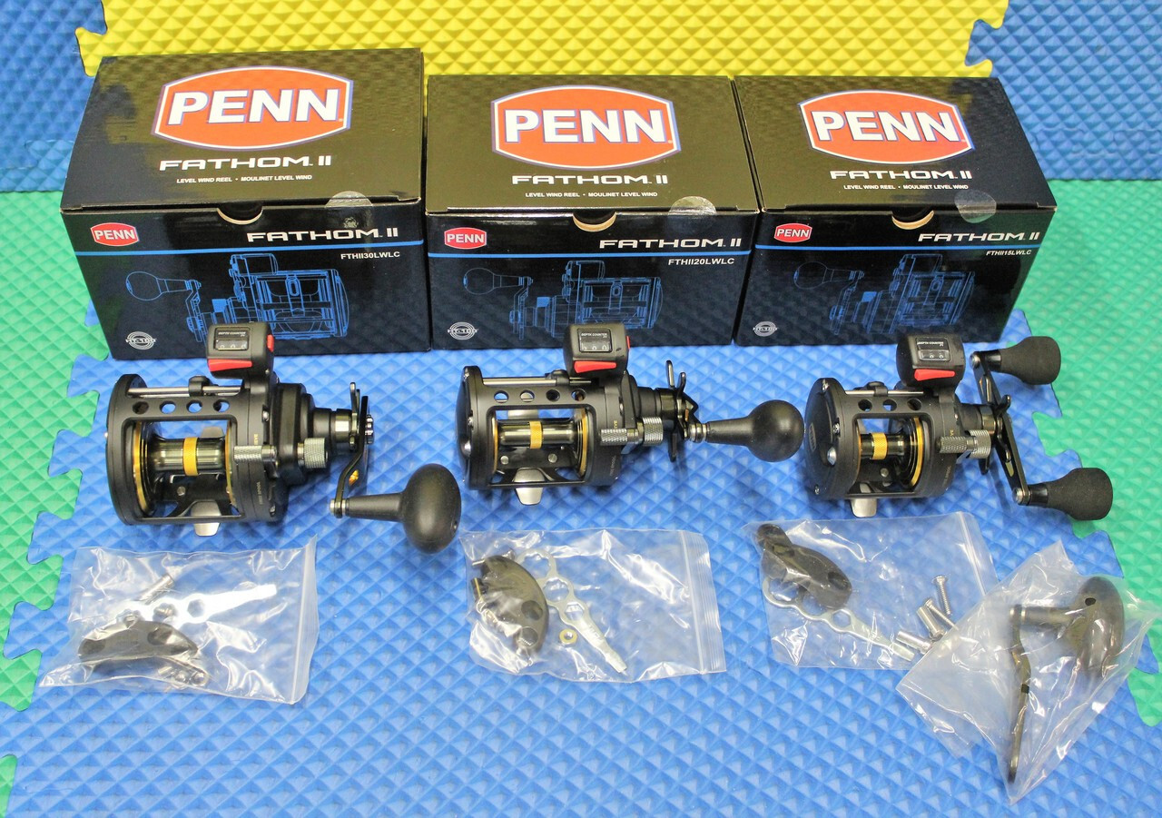 PENN Fathom II Saltwater LW Line Counter Trolling Reels CHOOSE YOUR MODEL!
