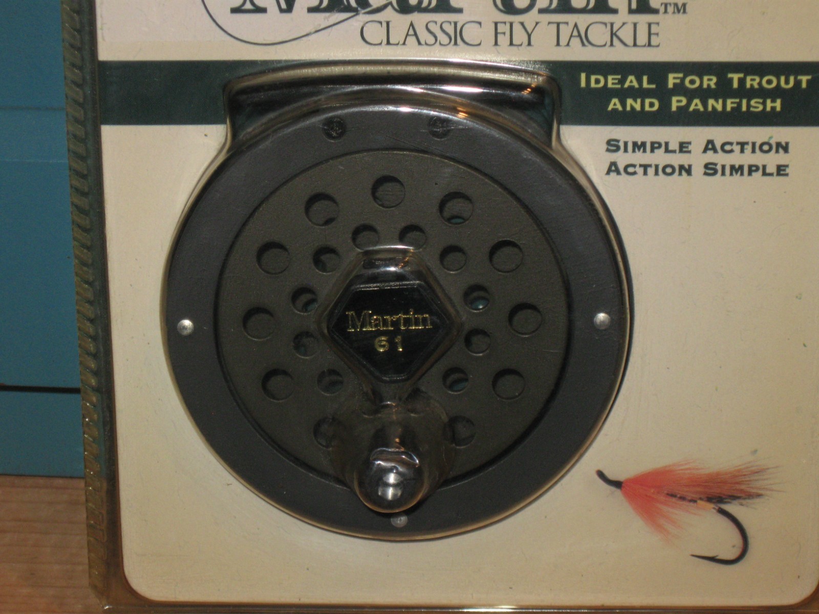 Vintage Martin Classic Fly Tackle Model 61 Fly Reel Left Or Right Retrieve NIP!!