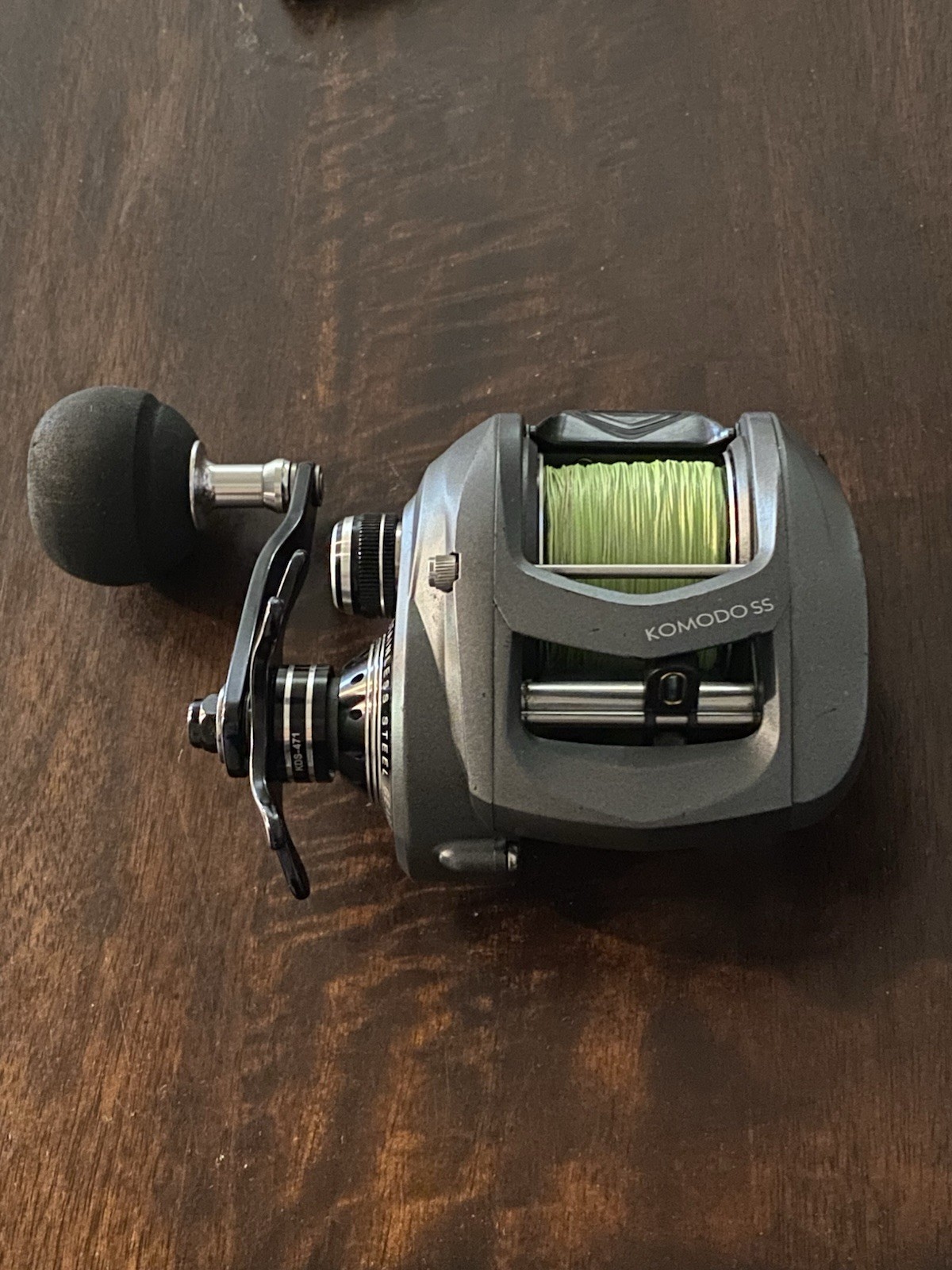 Okuma Komodo SS 471 Baitcasting Reel – Star Drag 8 SS bearings.