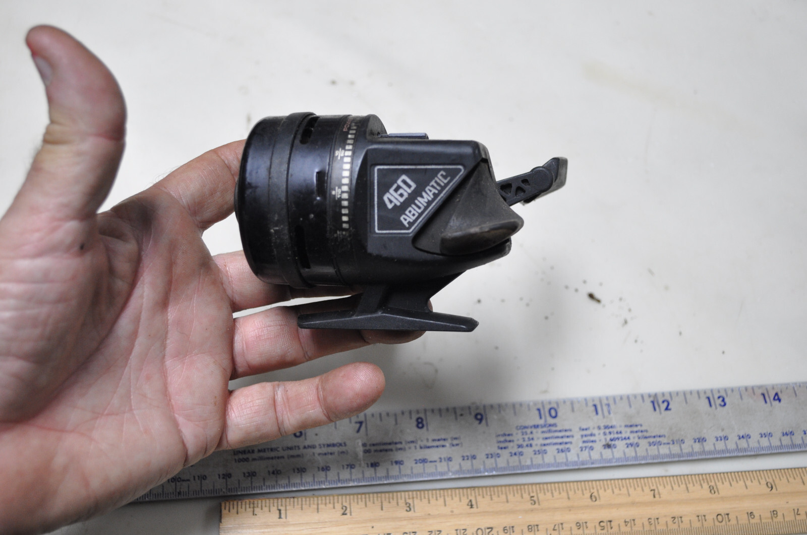 ABU GARCIA 460 ABUMATIC SPIN CASTING REEL JAPAN, see pictures