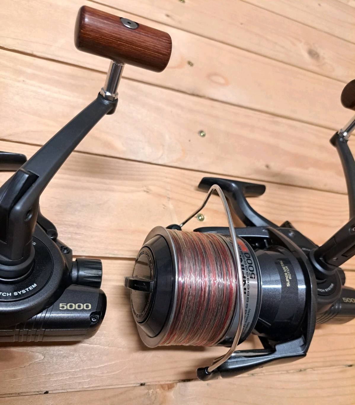 3 × Daiwa Infinity-X 5000 BR Freewheel Fishing Reels Carp Baitrunner Carp