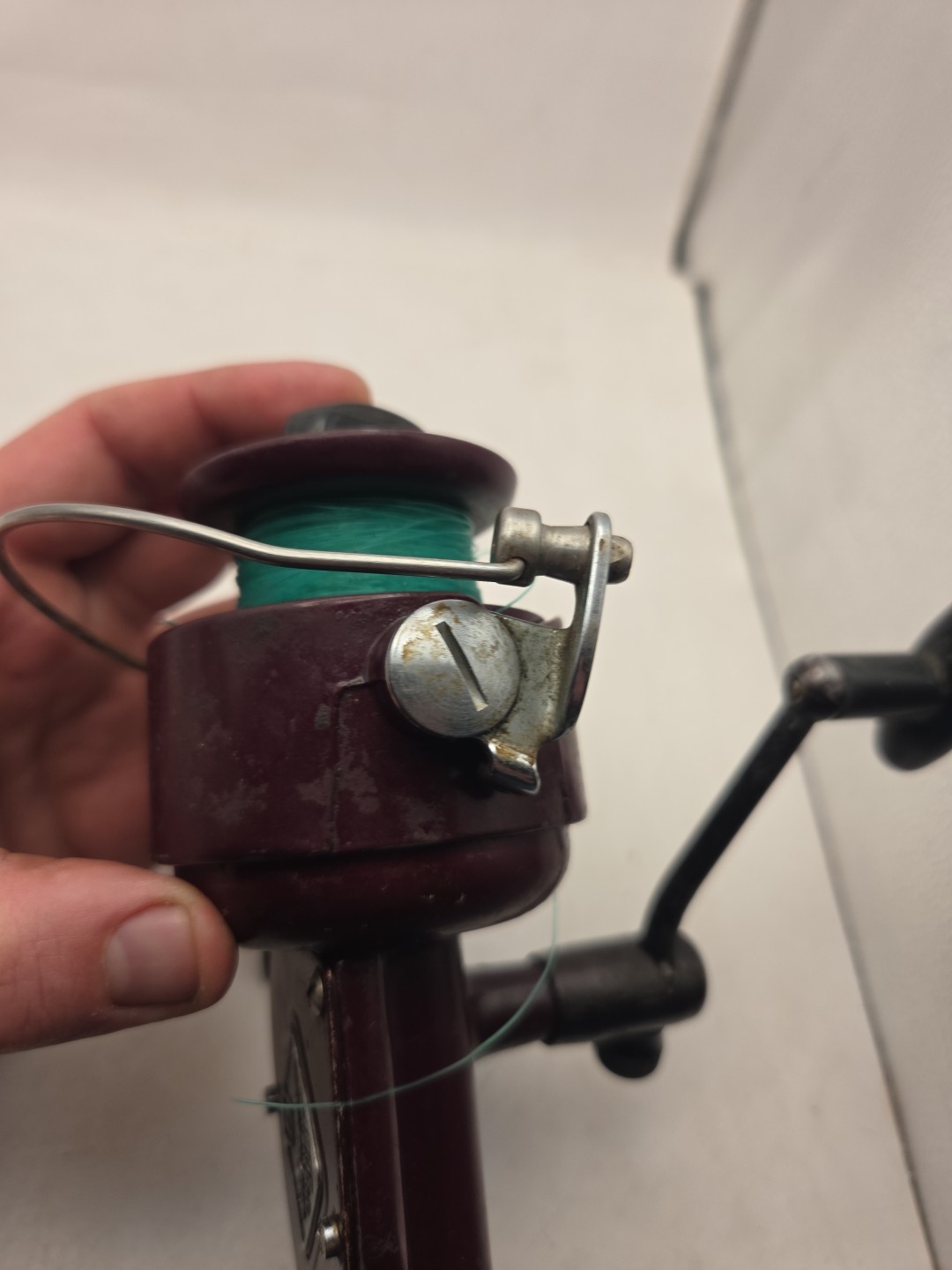 Vintage Shakespeare Sea Wonder 2081 Open Face Spinning Reel Fishing Purple Good