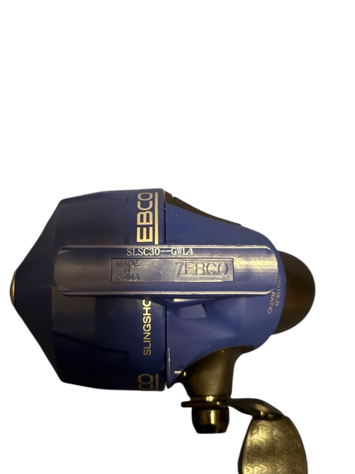 2 LOT Zebco Dark Blue SingShot Spincast Reel