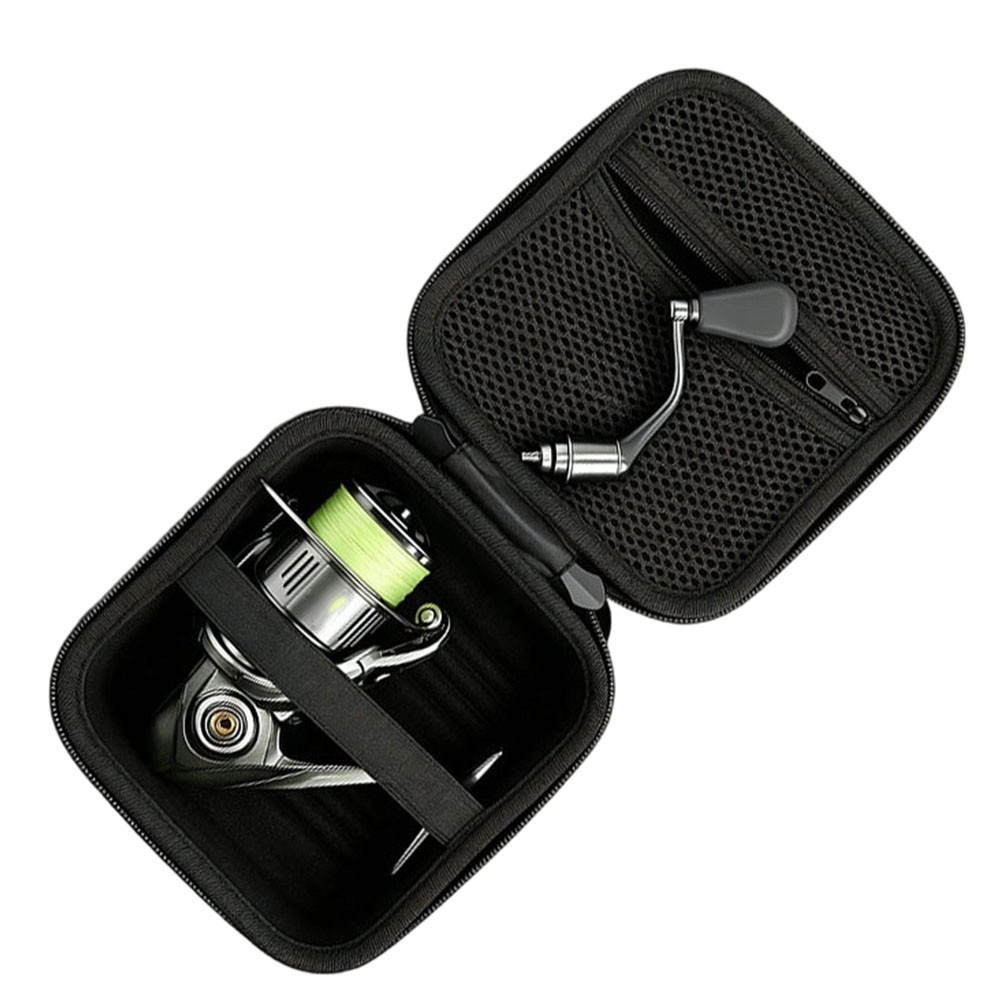 Fishing Reel Case Portable Tackle Storage For Rainy Weather Hard Eva Shell