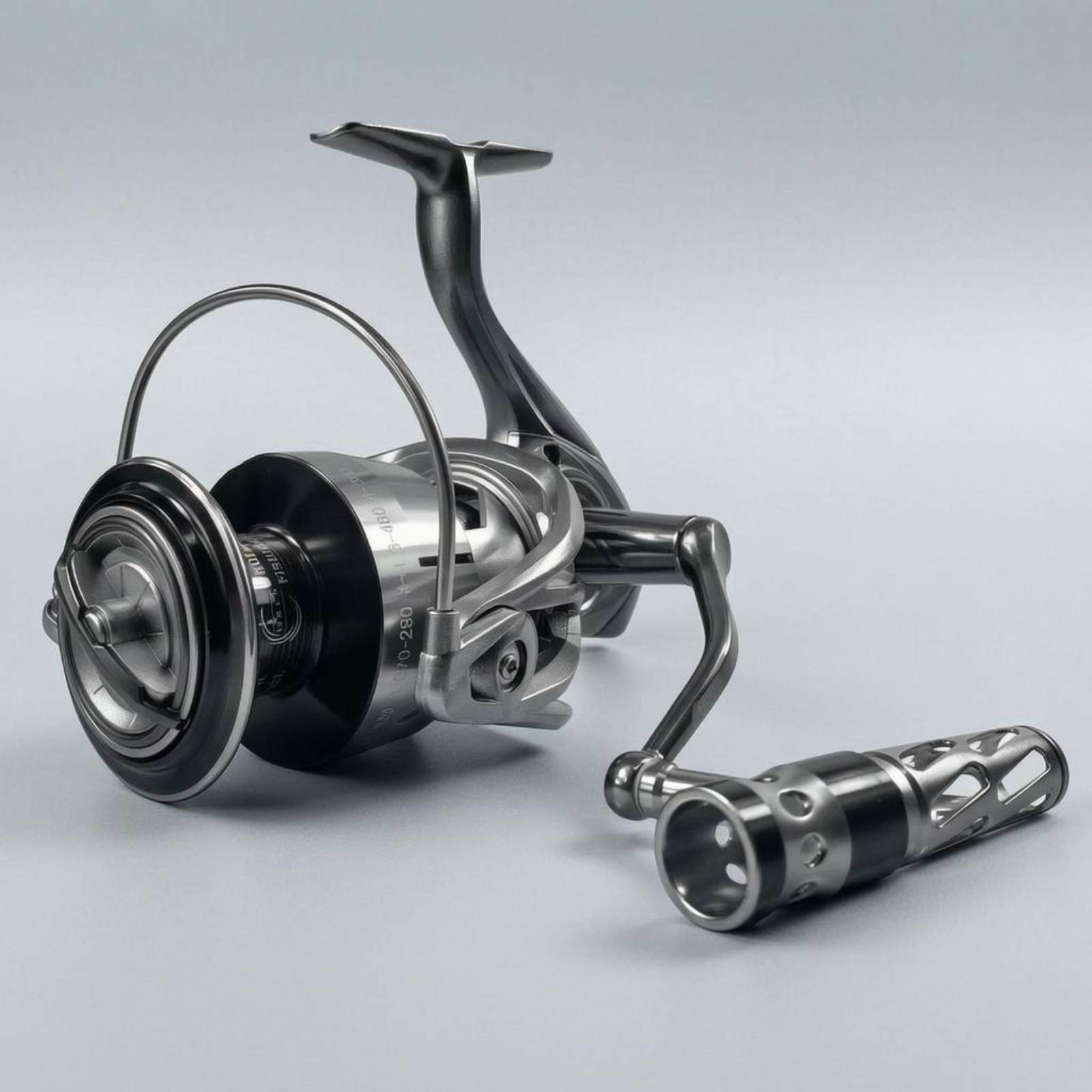 Metal Fishing Reel Perforated Knob Outdoor Tackle Small Frame