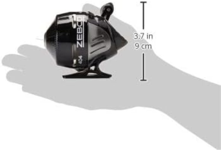 Zebco 404 Spincast Reel with Smooth Retrieve – Right-Handed, 17 in Line Retrieve
