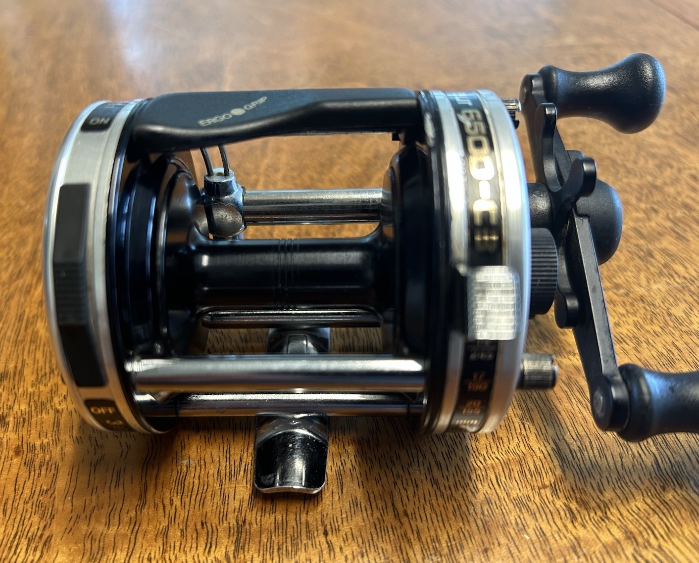 Abu Garcia Ambassadeur 6500 C3 Baitcasting Reel Sweden Foot # 990907 – Near MINT