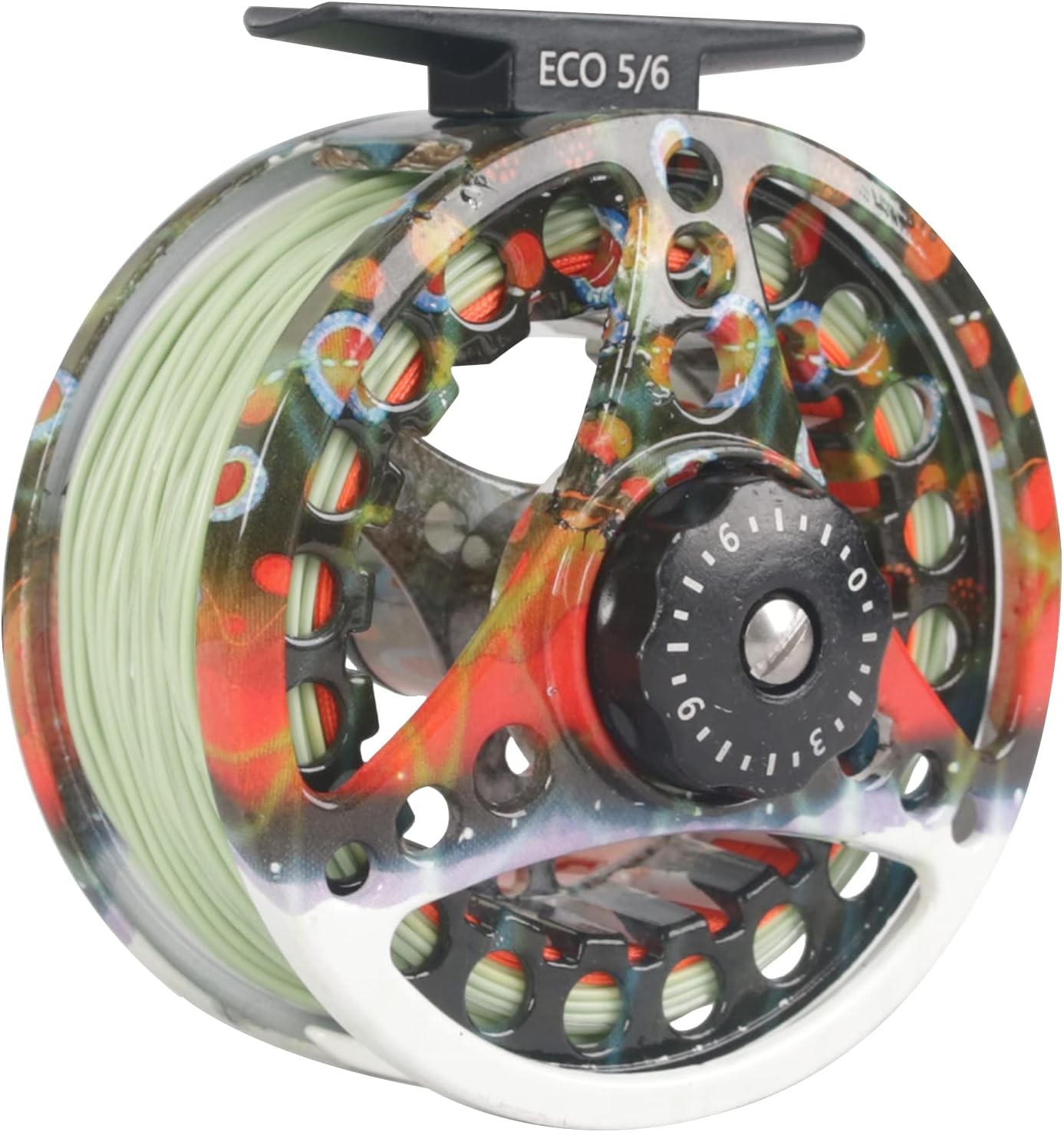 Maxcatch ECO Large Arbor Fly Fishing Reel 3/4wt 5/6wt 7/8wt & Pre-Loaded Fly
