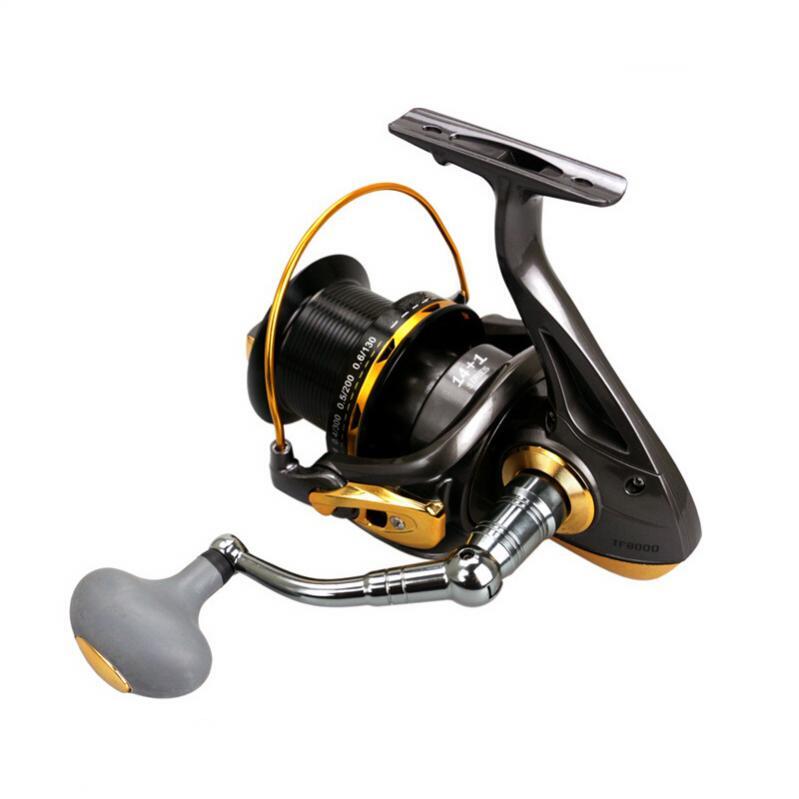 11000 Series Saltwater Spinning Reel Fishing 14+1BB 4.6:1 Up to 55LB Max Drag
