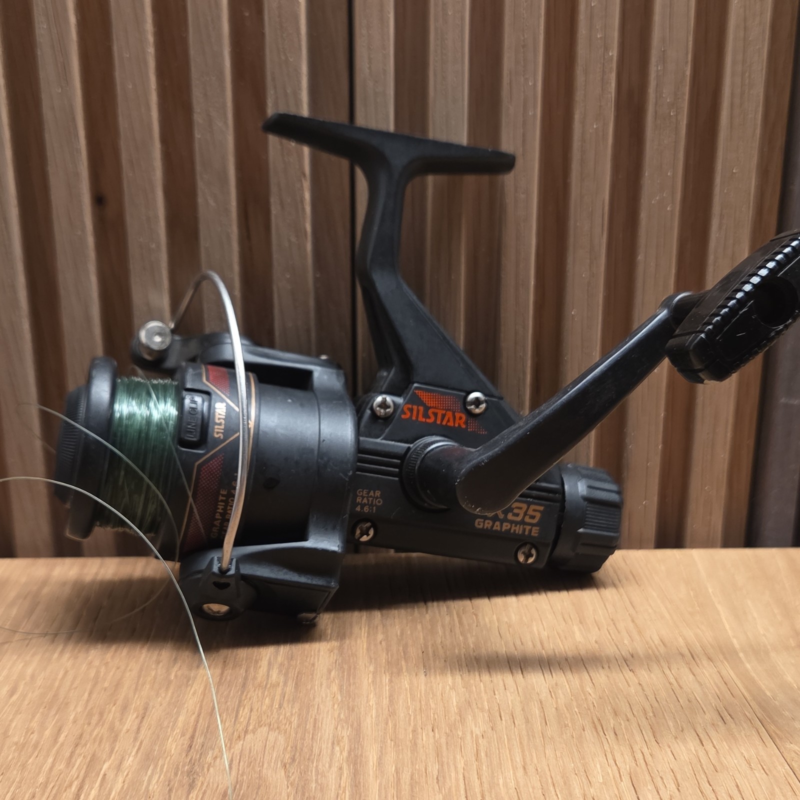 SILSTAR FX35 Graphite Spinning Reel 35 Black 4.6:1 Gear Ratio