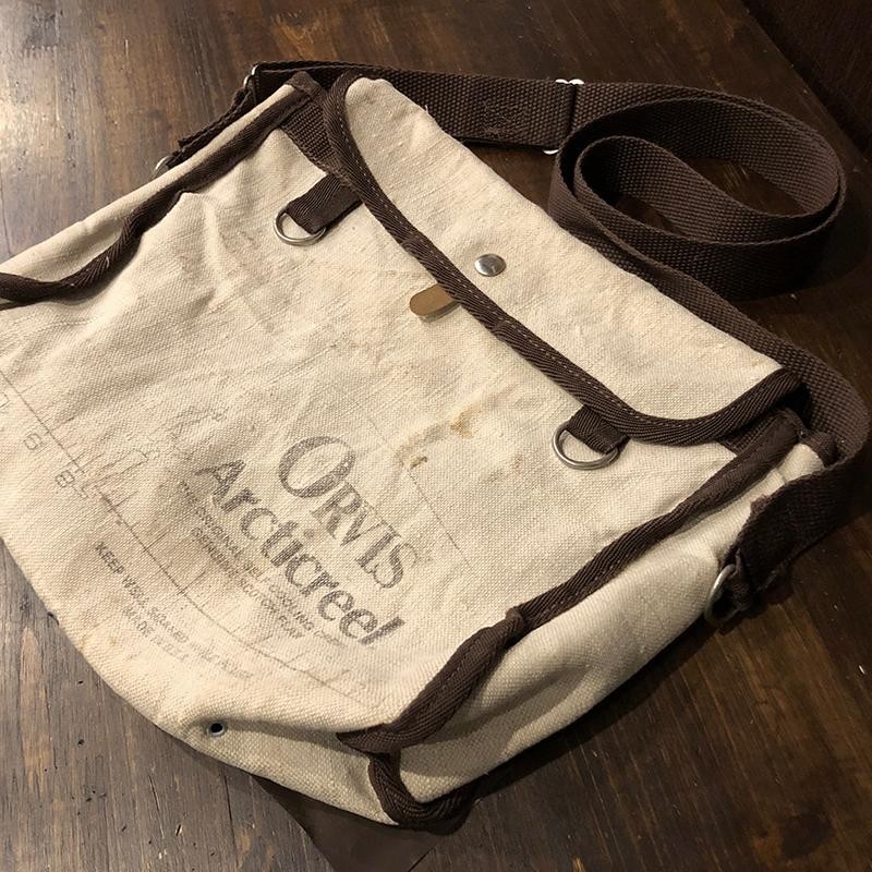Orvis Arcticreel Flax Canvas Material Fishing Water Bag Vintage Fish Stocker Ree