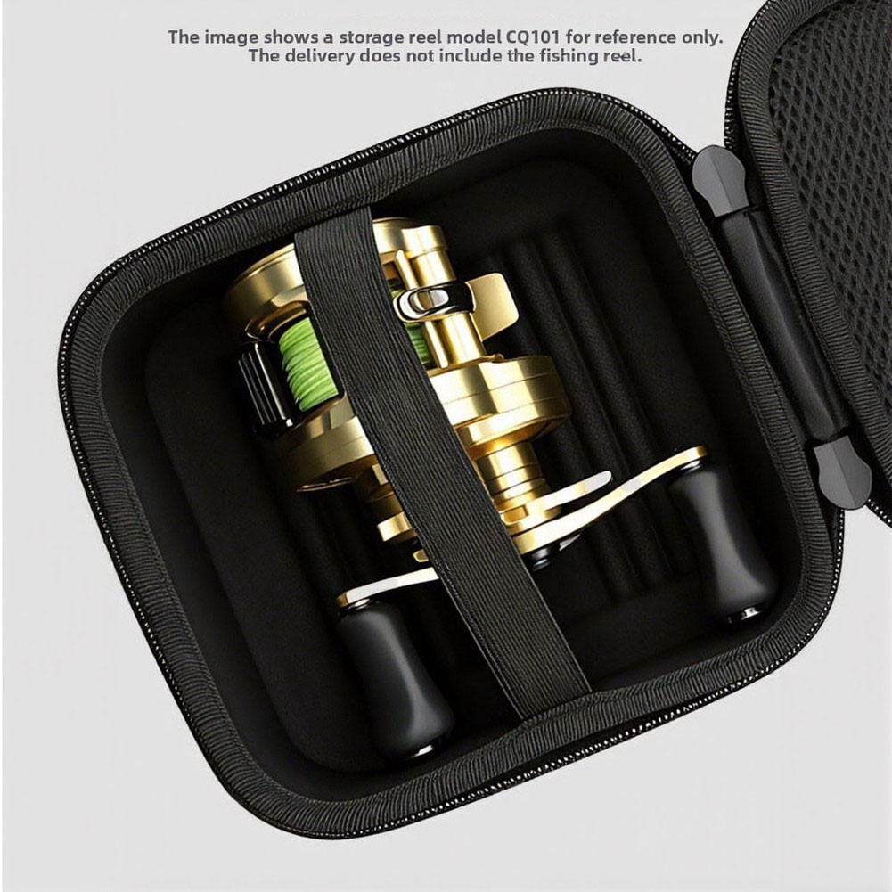 Fishing Reel Case Portable Tackle Storage For Rainy Weather Hard Eva Shell