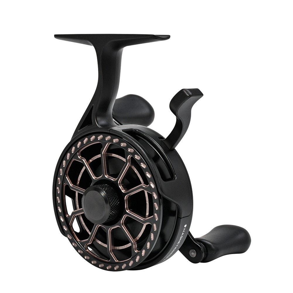 Iceraft Winter Ice Fishing Reel Slow Descent Magnetic Brake Metal Spool