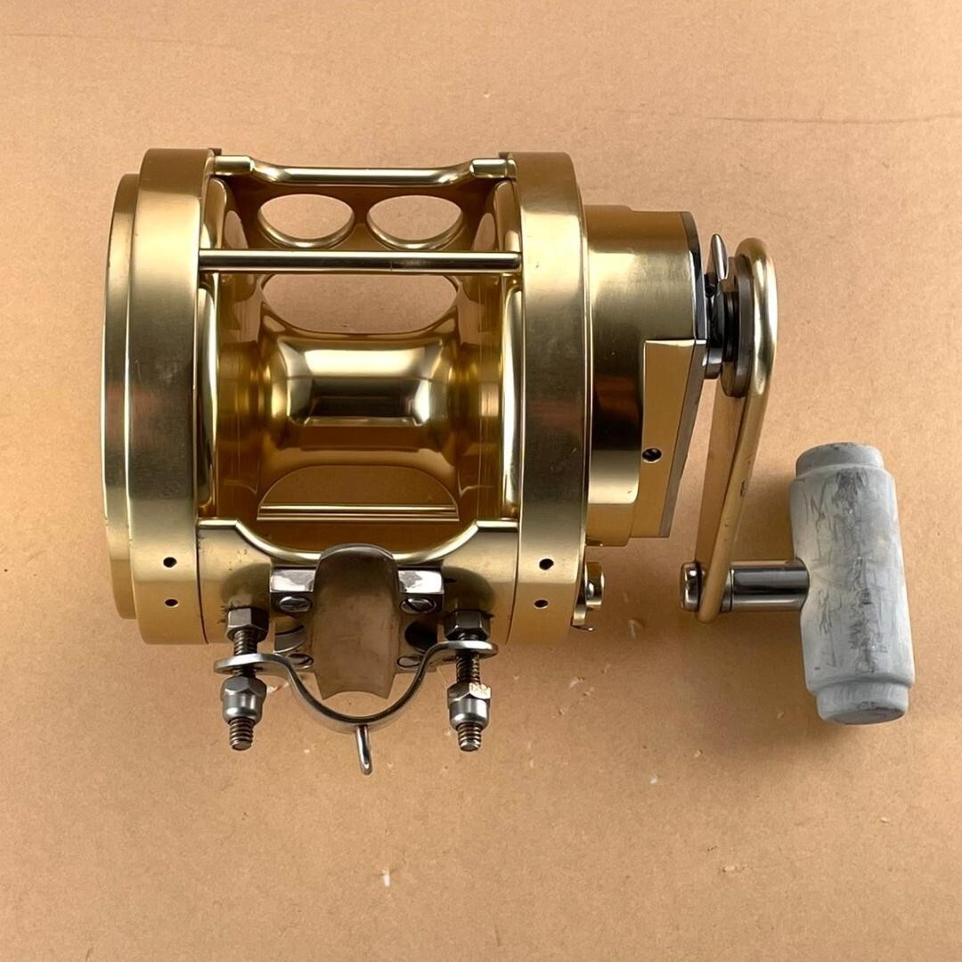 FIN-NOR 9/0 DUAL GEAR, FIN NOR BIG GAME SERIES 2-SPEED REEL, Very Good „Used“