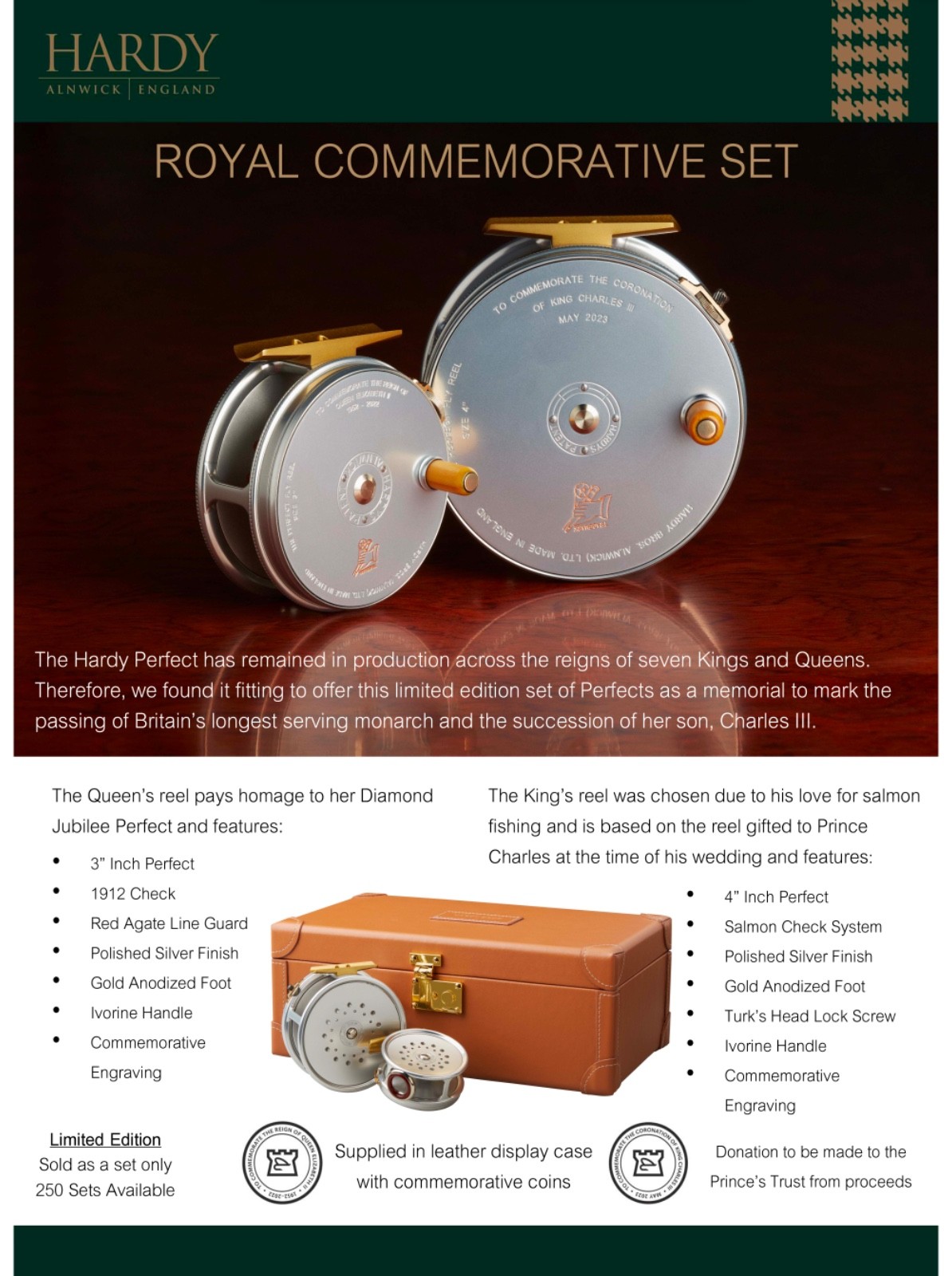 Hardy „King and Queen“ reels ultimate collectors set NEW @ $1999.00 MSRP $3500!