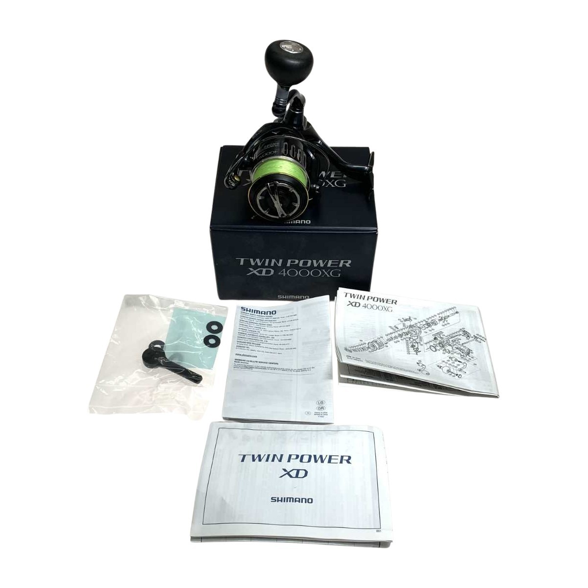 SHIMANO Spinning reel 17 Twin Power XD 4000XG 03747