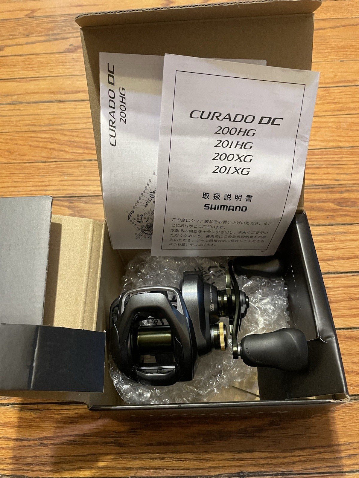 Curado 200 HG Shimano Fishing Reel CC2000816 JDM New In Box Free Shipping.