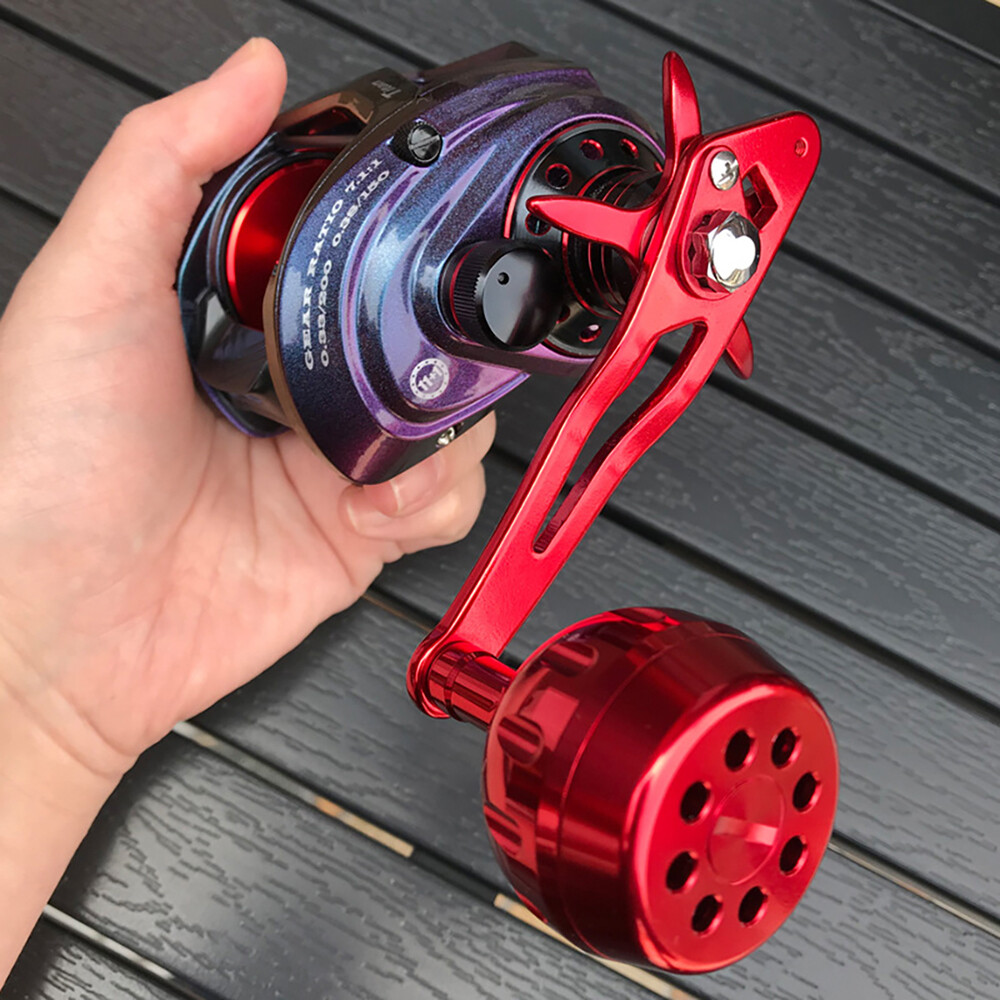 Titan Jigging Reel Saltwater Baitcasting Reel 7.1:1 Righ Left Hand Carbon Metal