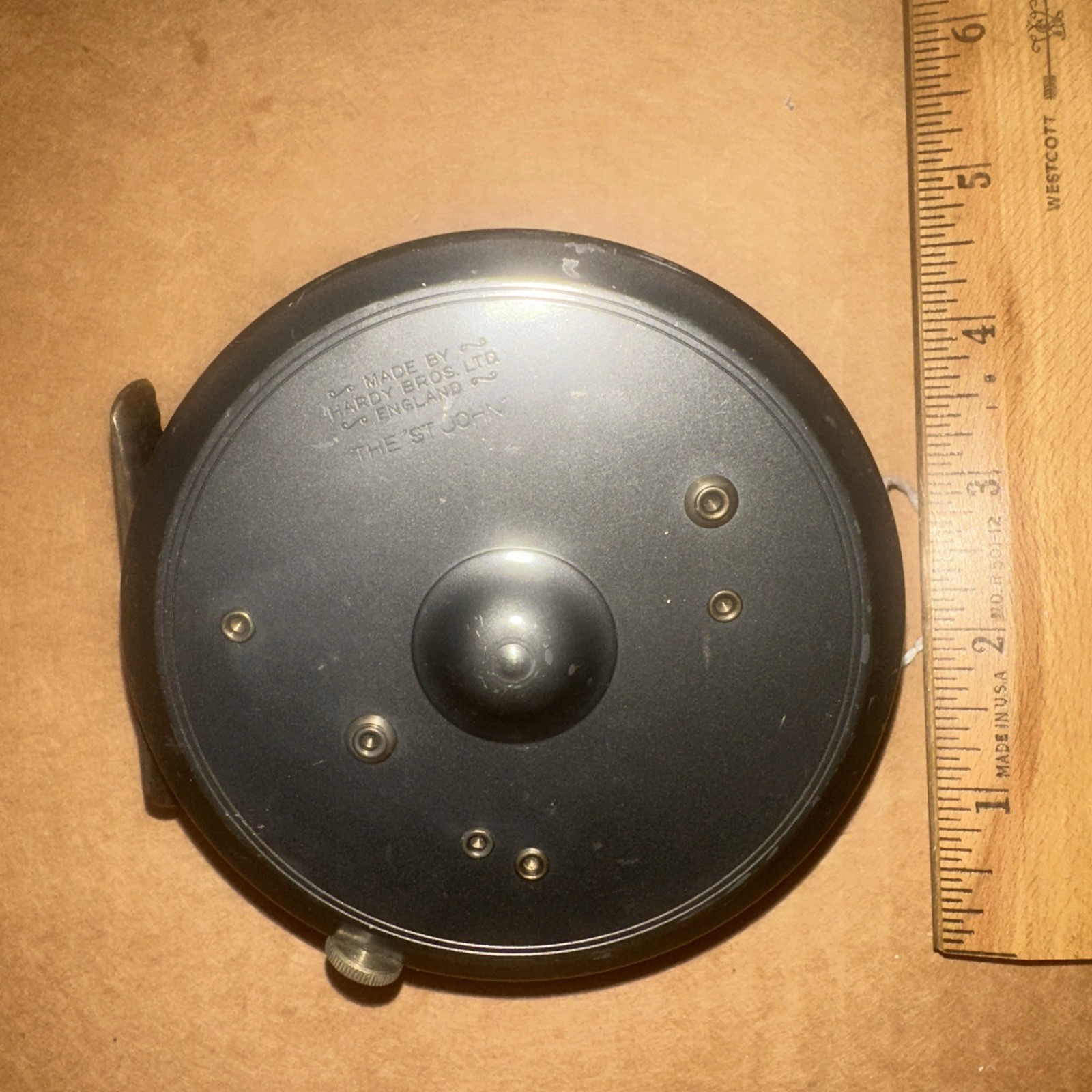 Hardy St John fly reel 3 7/8 2 screw rare vintage excellent condition