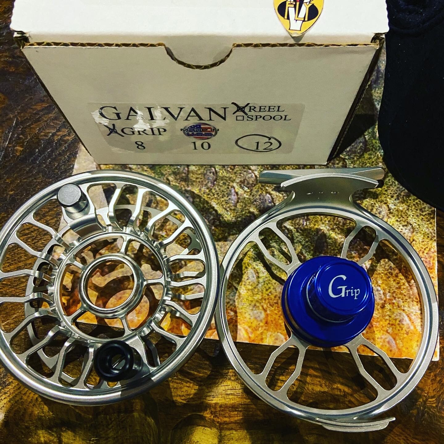 NEW Galvan Grip Sealed Drag Salmon & Saltwater Fly Reels & Spools 6 Sizes