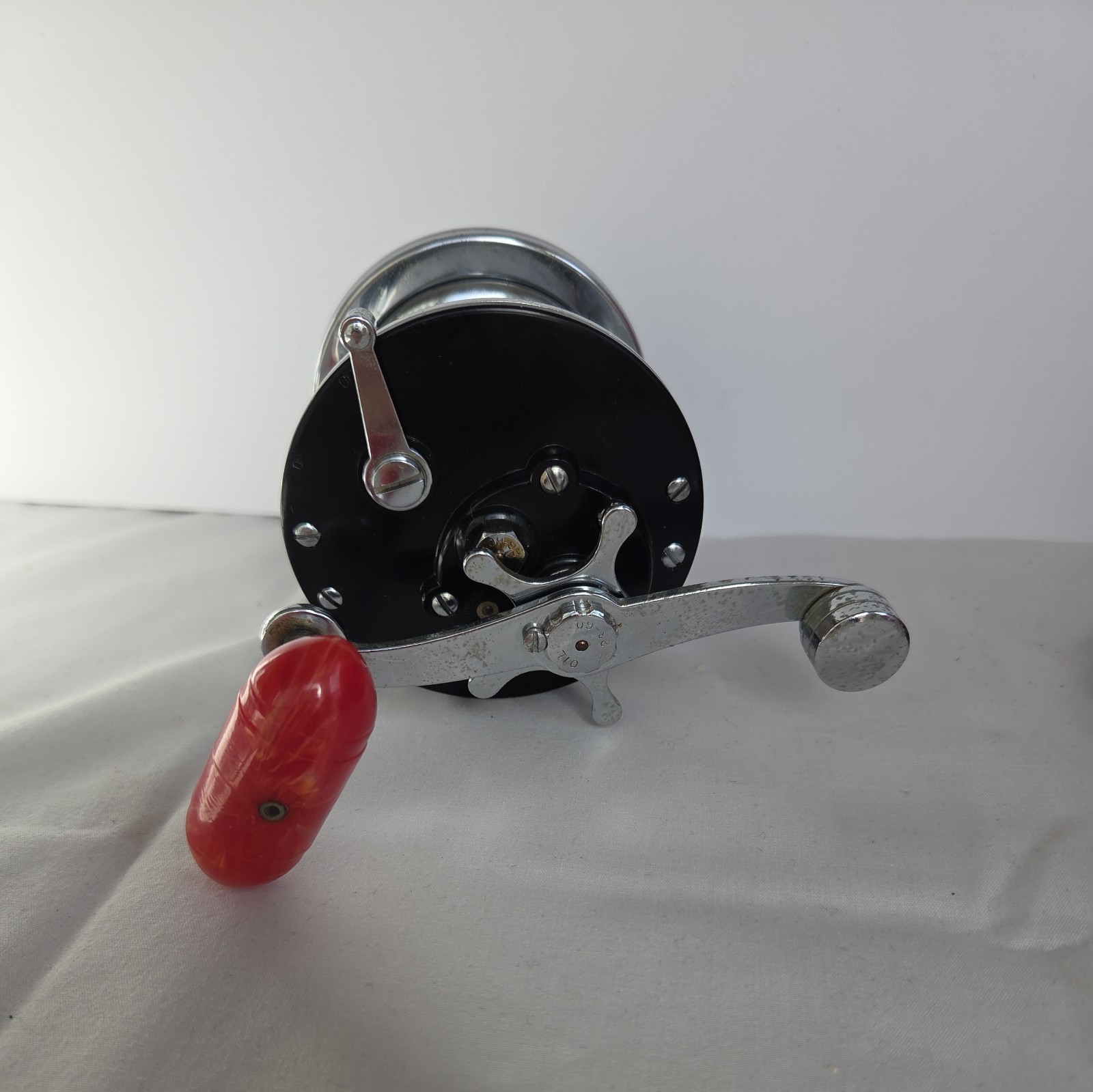 FISHING REEL VINTAGE PENN 65 LONG BEACH STAR DRAG RIGHT HANDED WORKING CLEAN