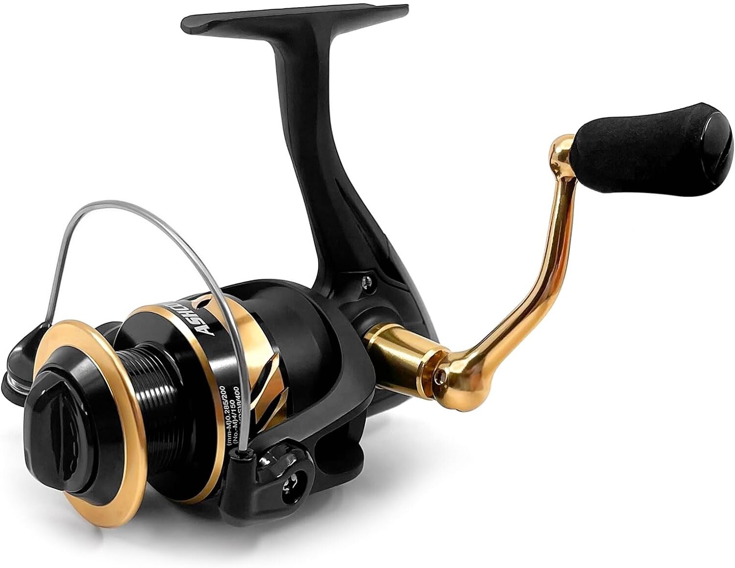 Lightweight Metal Fishing Spinning Reel & Handle -100m Braid Line – 7+1 Steel BB