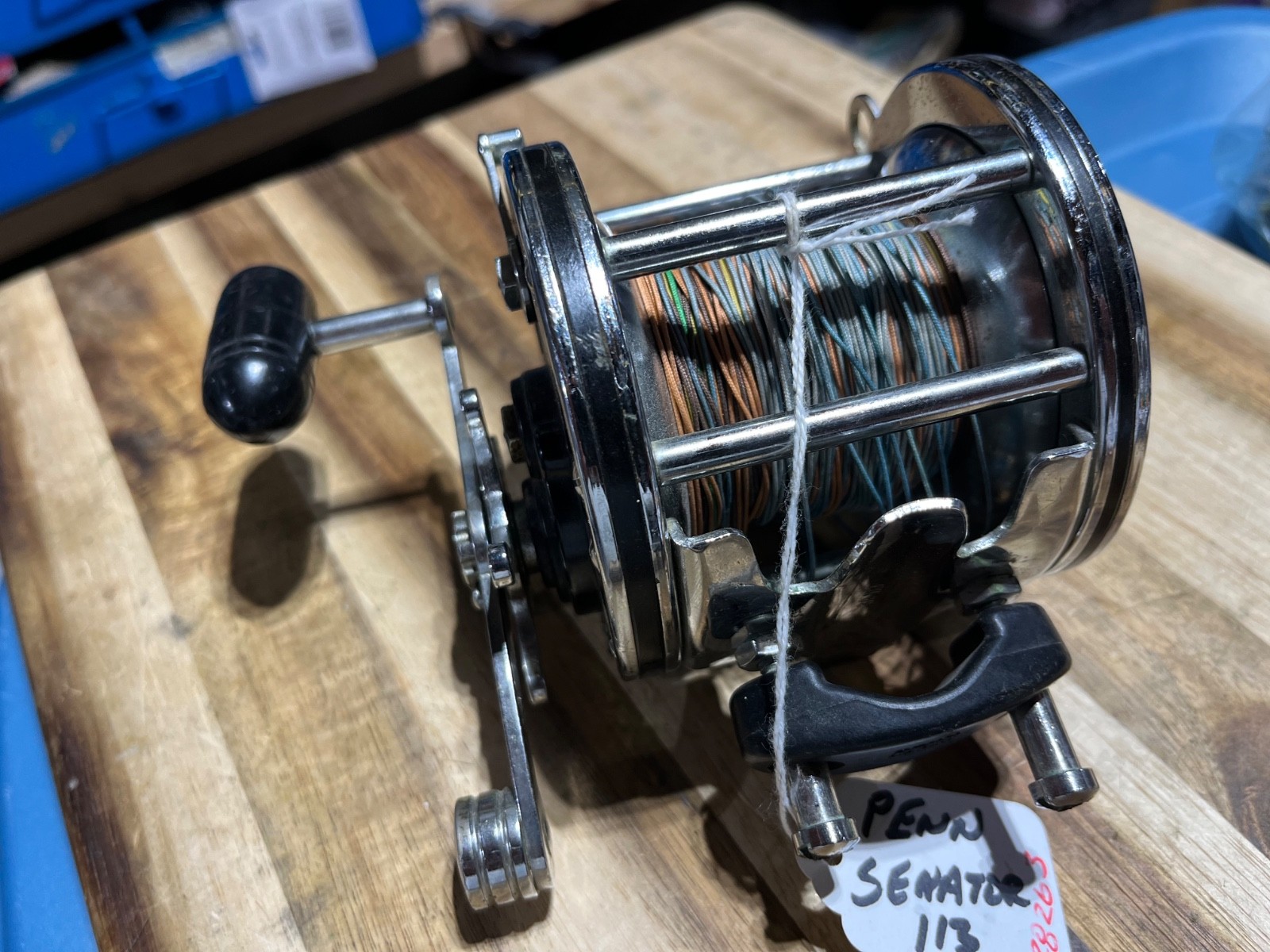 Penn 4/0 fishing reel with lead core line made in USA (28263)