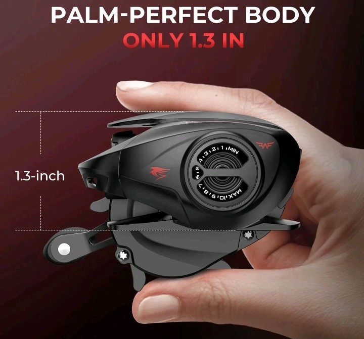 VALIANT EAGLE II BAIT FINESSE FISHING BAITCASTER REEL R/H *HERE’S-1-FOR YOU !!