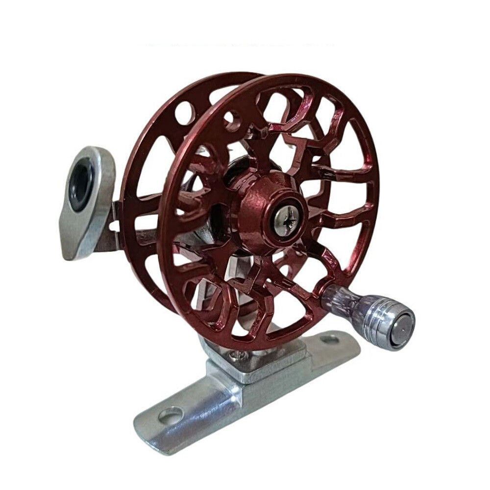 Fly Fishing Reel All Metal 1:1 Gear Ratio Large Arbor Ice Fishing Reel for Right