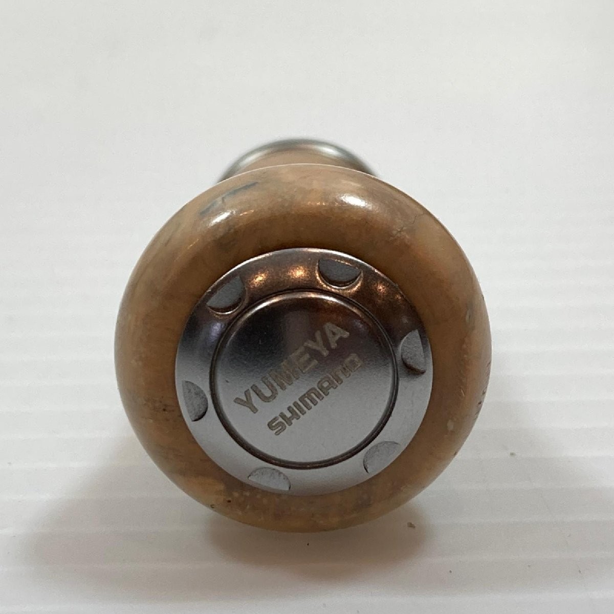 YUMEYA Handle Knob White Quince Slight Scratches Dirt, Used, 6.3cm/2.5in