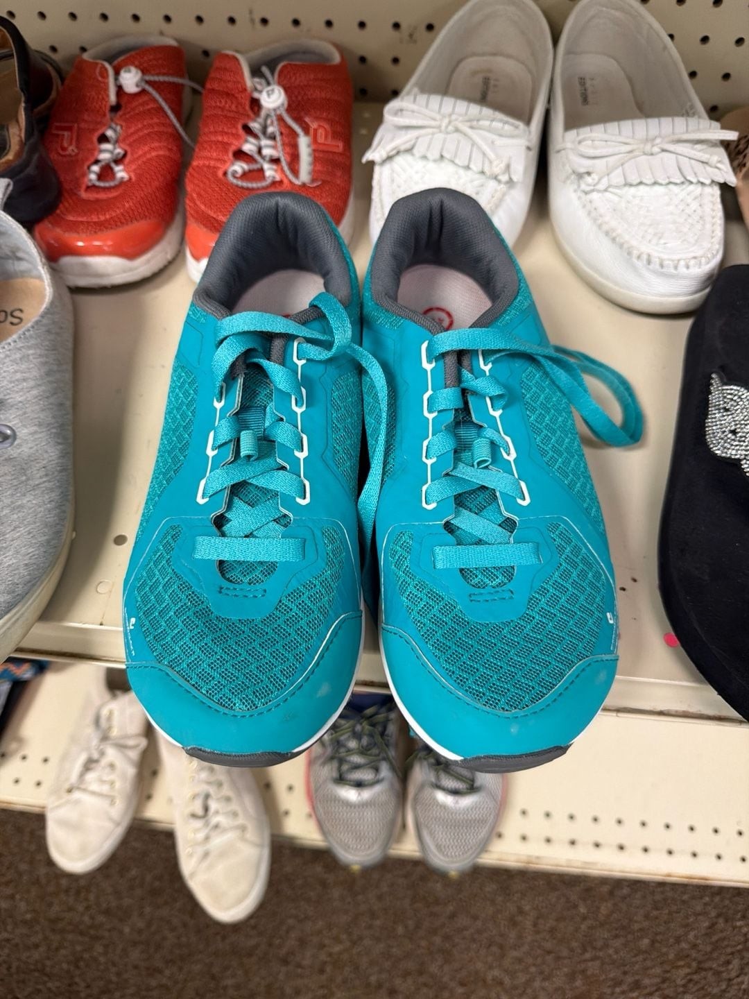 Shimano Women’s SH-CW41GG Click’R Teal Cycling Shoes Size 40