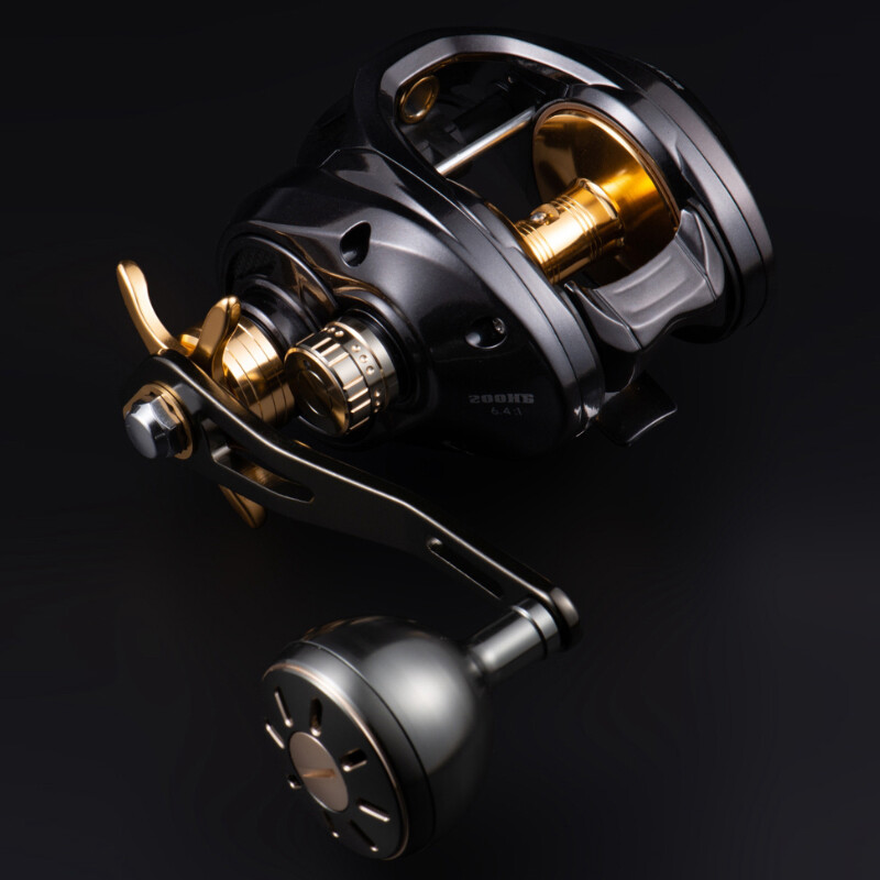 Saltwater Baitcasting Fishing Reel 22LB Carbon Drag Smooth Magnetic Brake System