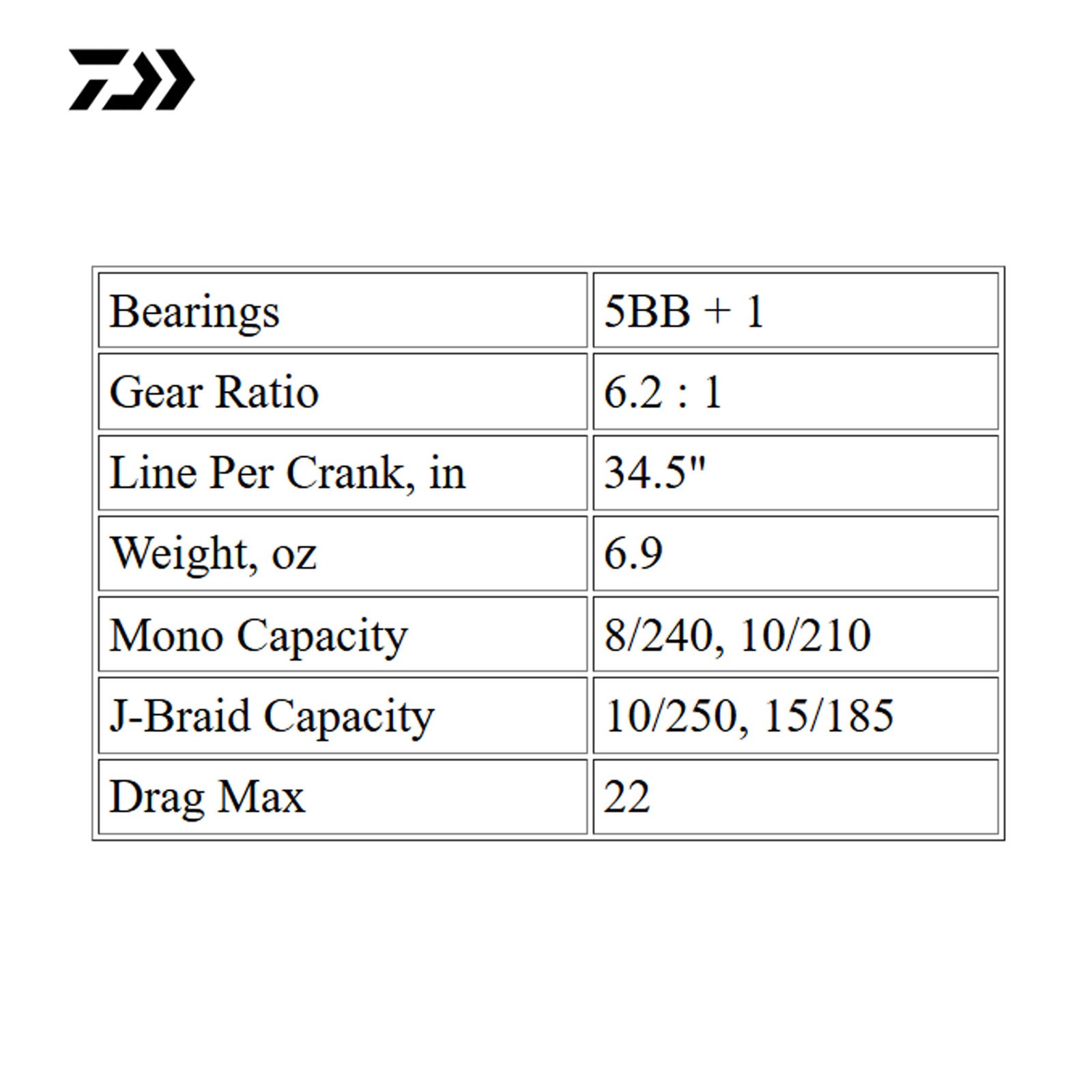 DAIWA Exceler LT EXELT2500D-XH Spinning Reel (EXELT2500D-XH)