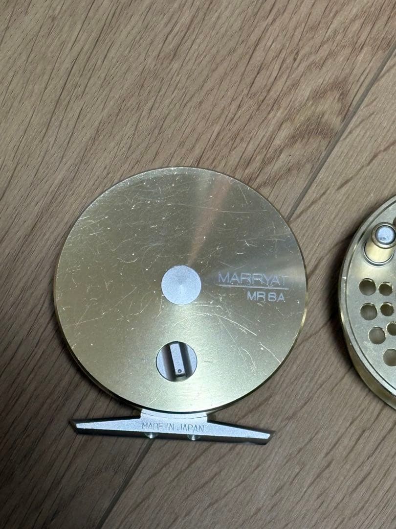 Smith Marryat MR8A Gold Fly Fishing Reel Case Tested Working Vintage Japan