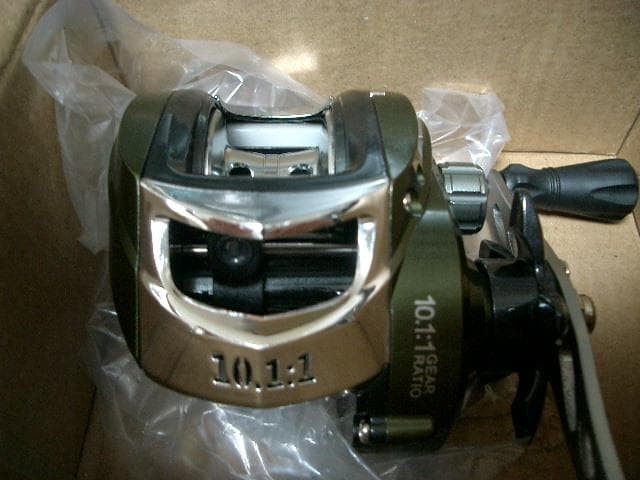 0816 Ghost Horn Green Bait Reel Second Fastest Winding Used