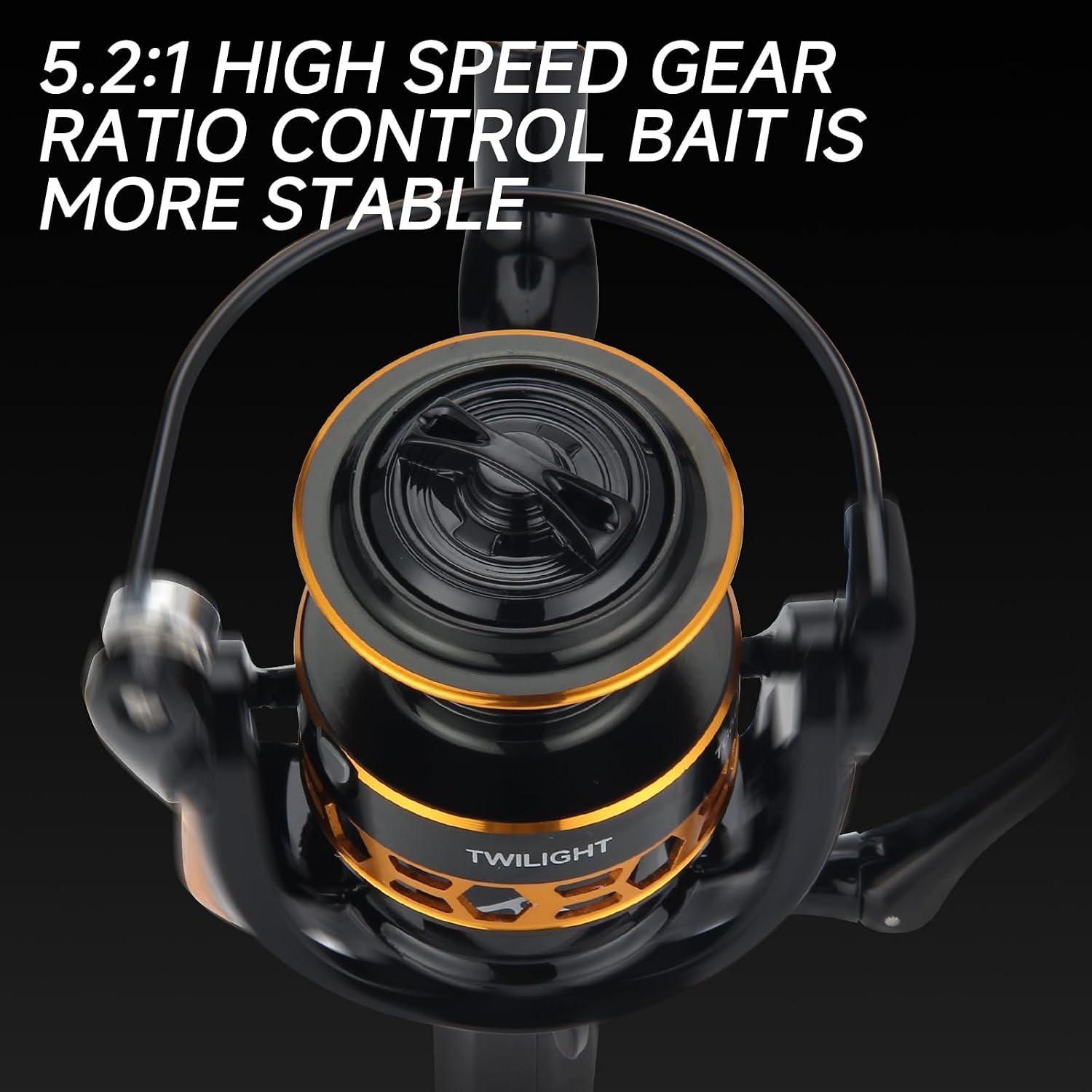 Dolphin Advance Edition Spinning Reel,5.2:1Gear Ratio,22LBS,5 1BB,Backlash Free