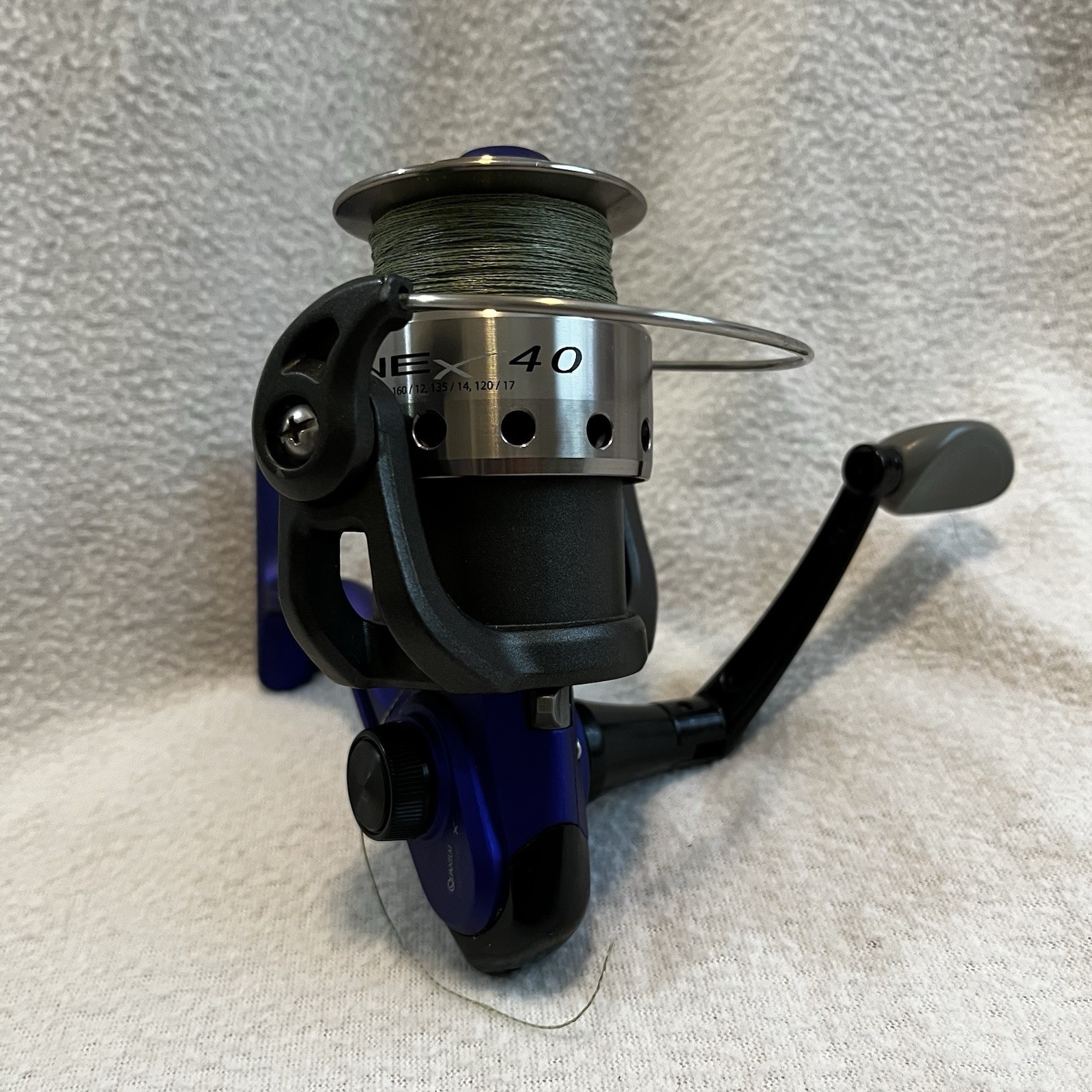 Quantum GENE X 40 Spinning Fishing Reel GEN40 Anti-Slip Clutch Dual Bearing