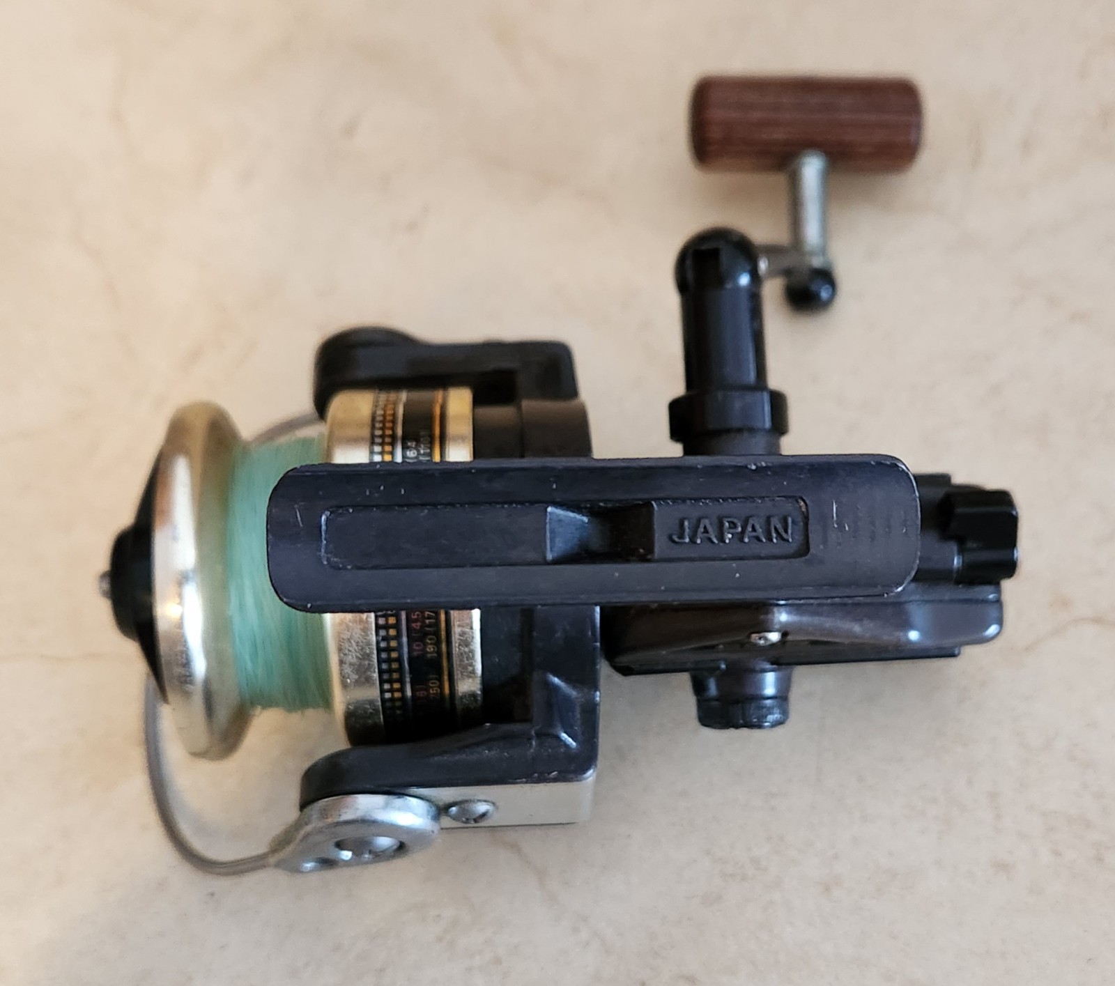 Vintage Japan made Daiwa Black Gold BG15 Spinning Fishing Reel – 3 Ball Bearings