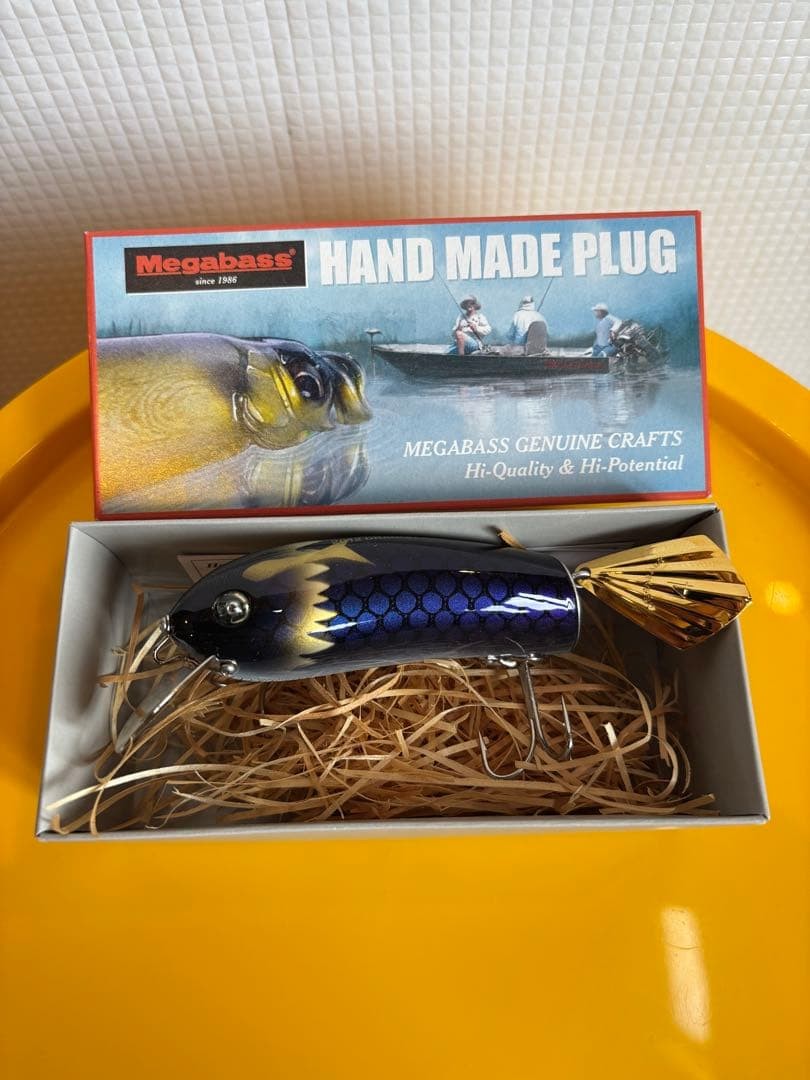 Megabass Dragon Bud SHIRYU Blue Topwater Fishing Lure Hard Lure Topwater Fly
