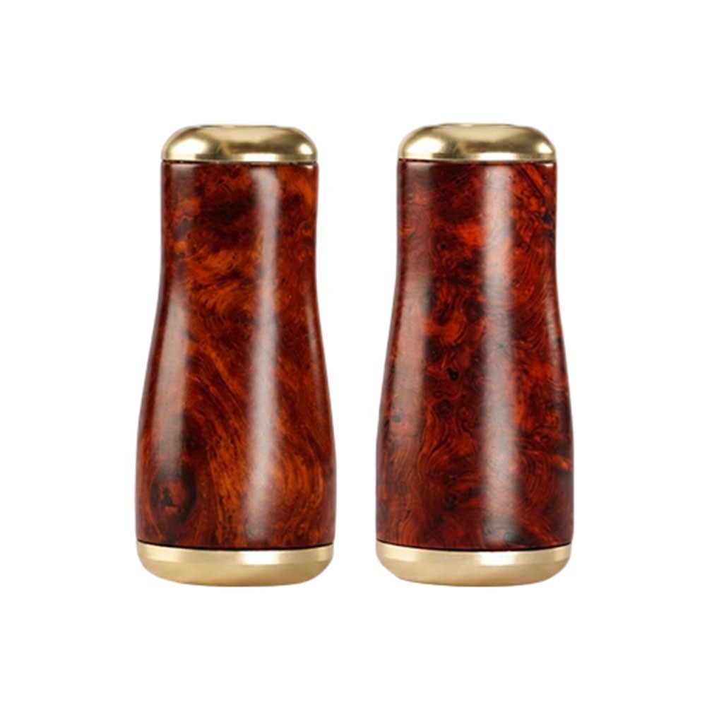 Reinforced Metal Trim Wood Reel Knob 4mm Bore Fits For 1500-4000 Reels